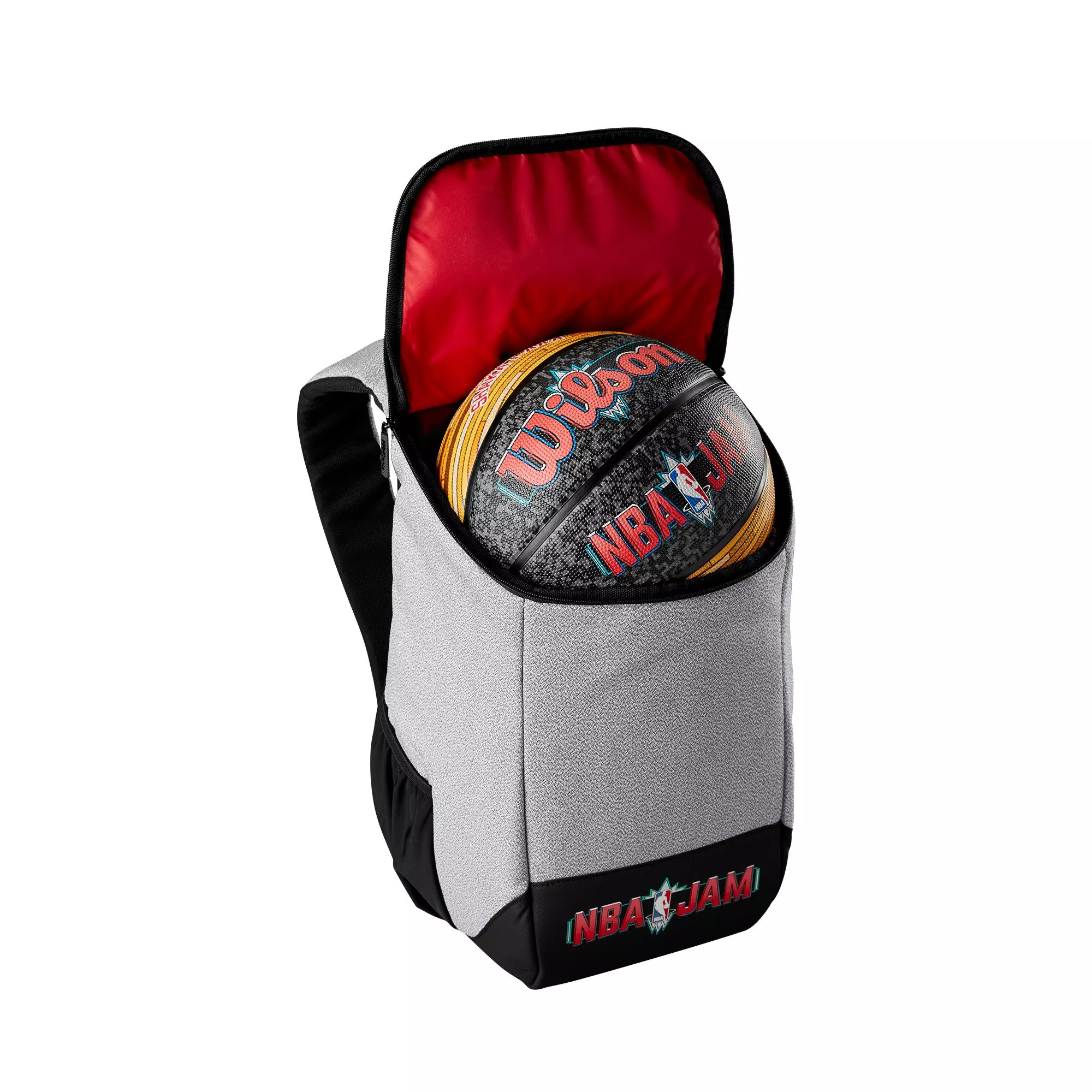 Wilson NBA Jam Authentic Basketball Backpack - GREY/BLACK