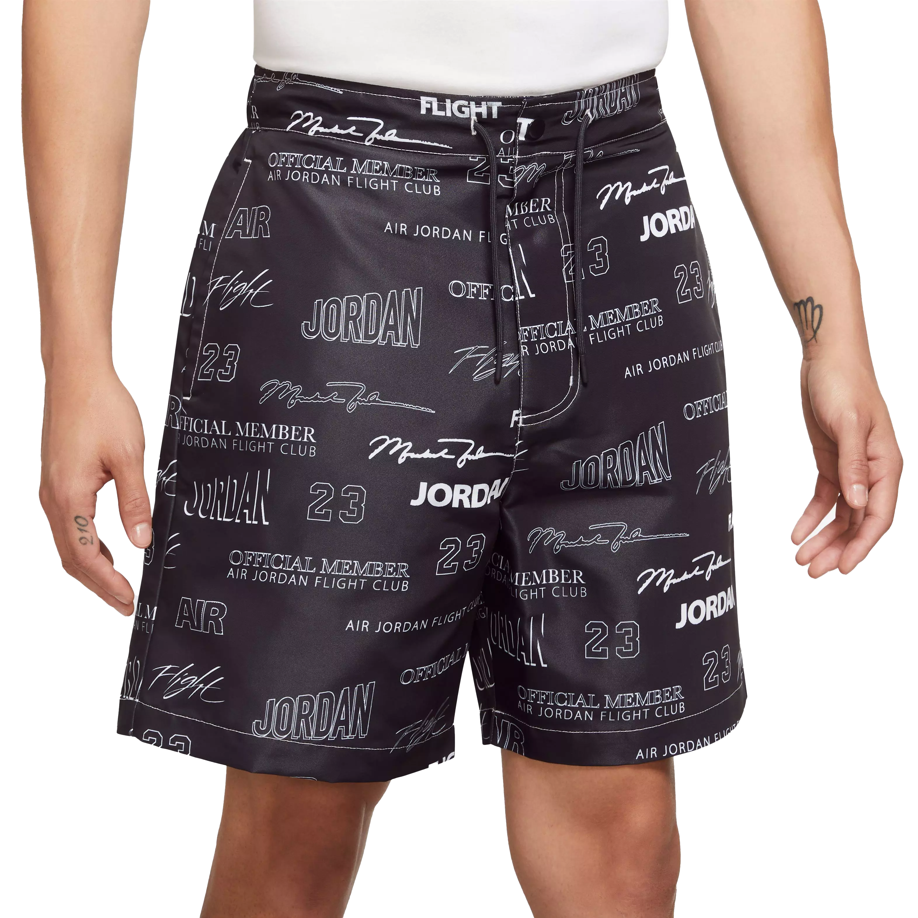 Jordan Men's Flight MVP Woven Shorts-Black - BLACK
