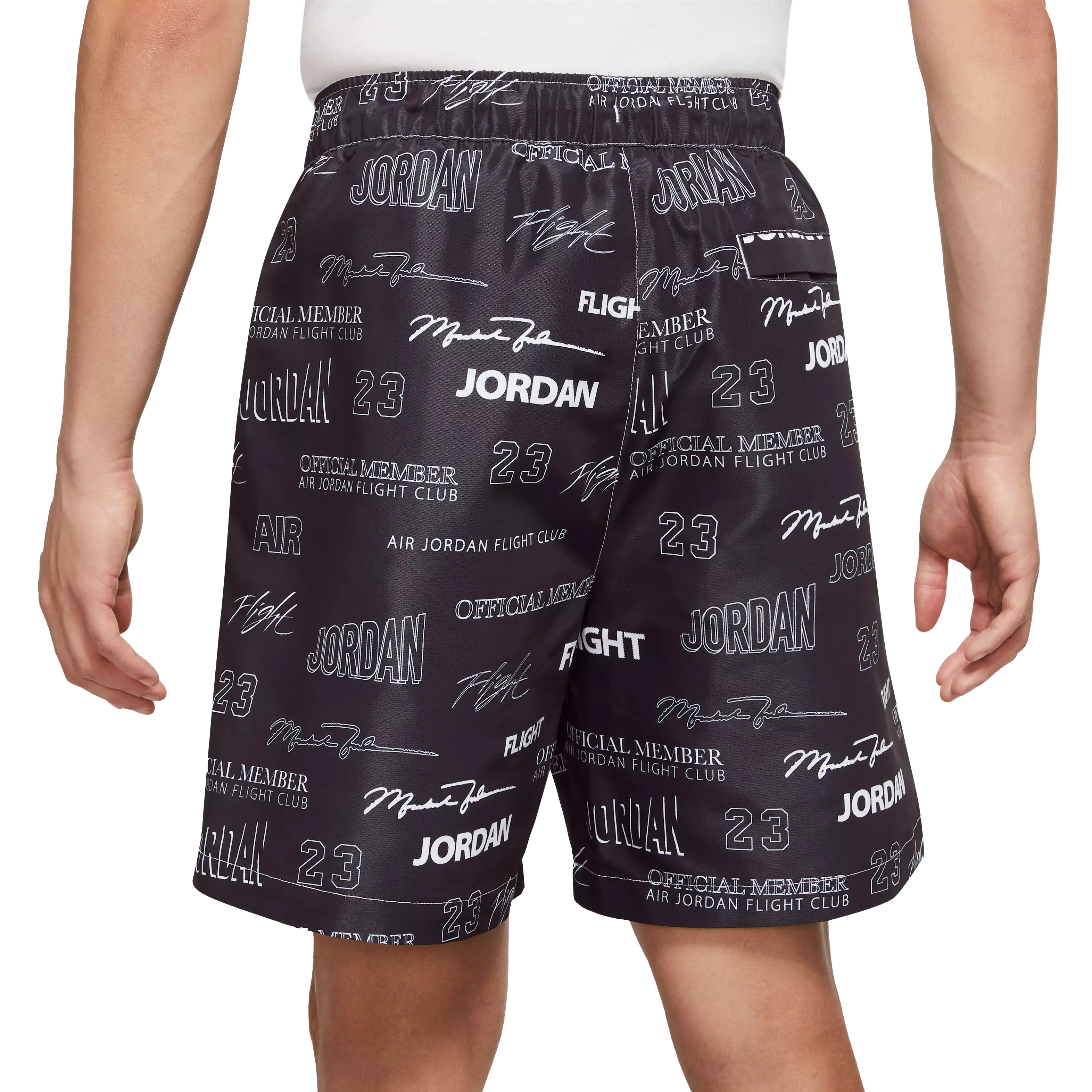 Jordan Men's Flight MVP Woven Shorts-Black - BLACK