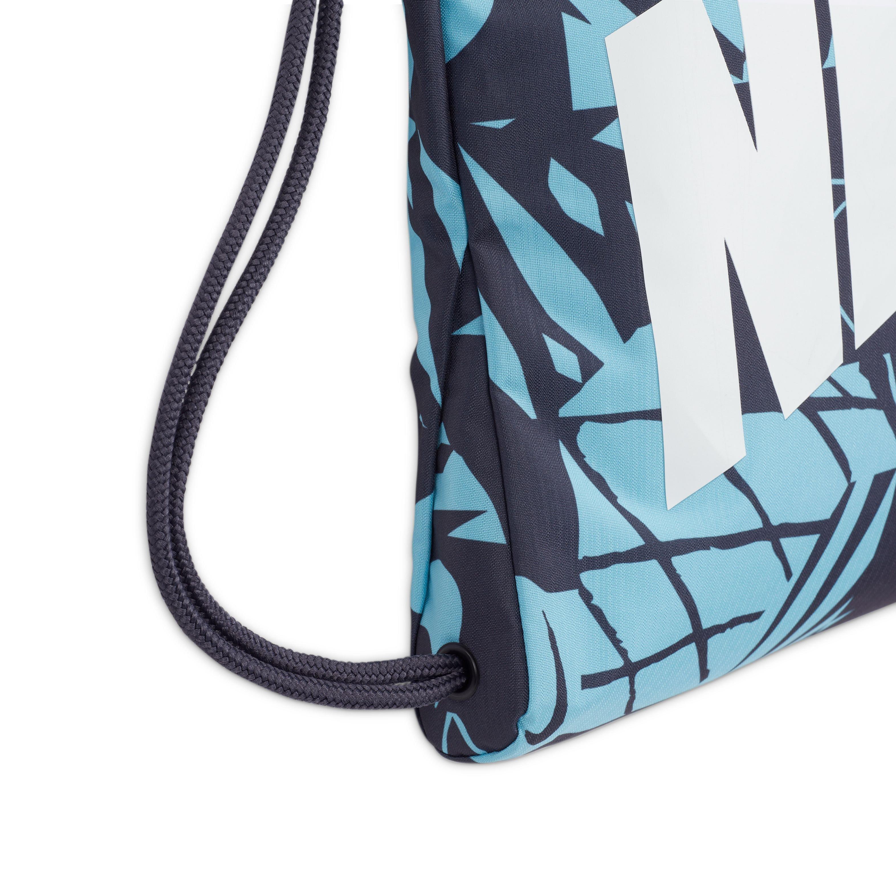Nike Big Kids' Drawstring Bag-Blue - BLUE Thumbnail View 4