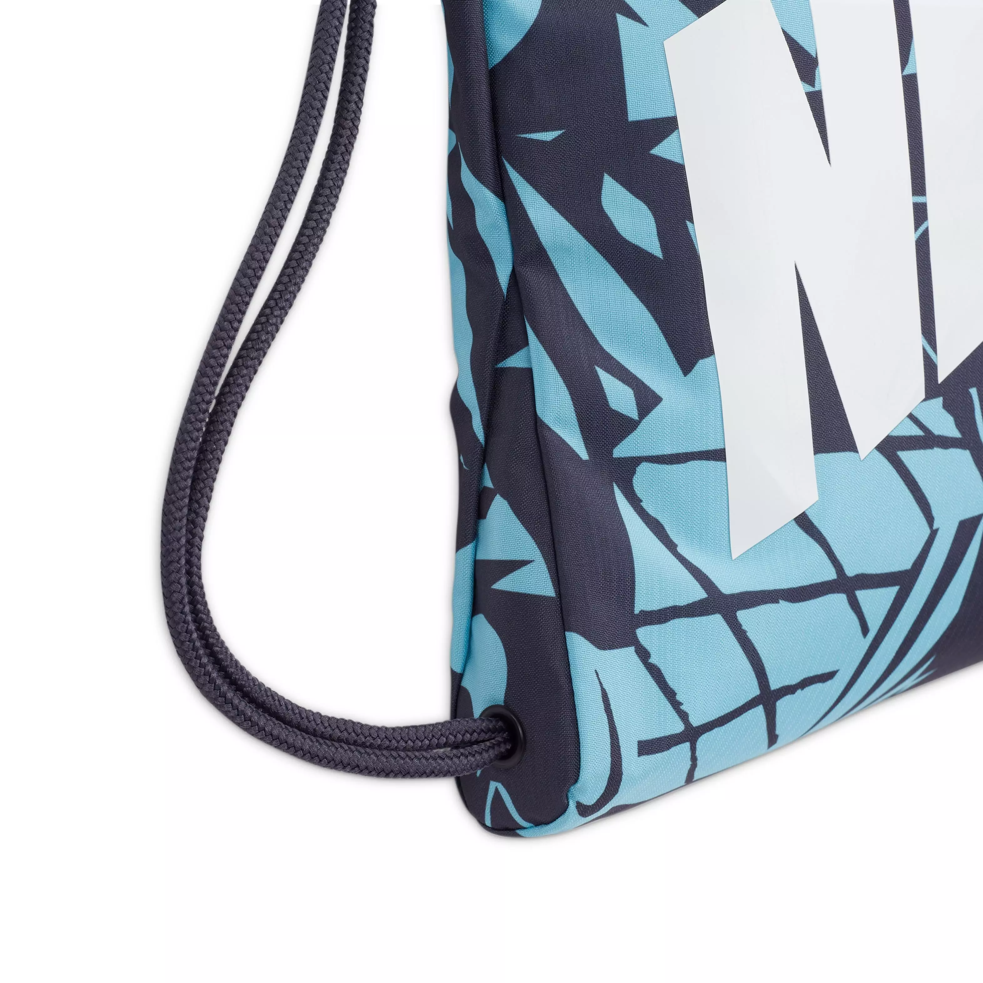Nike Big Kids' Drawstring Bag-Blue - BLUE