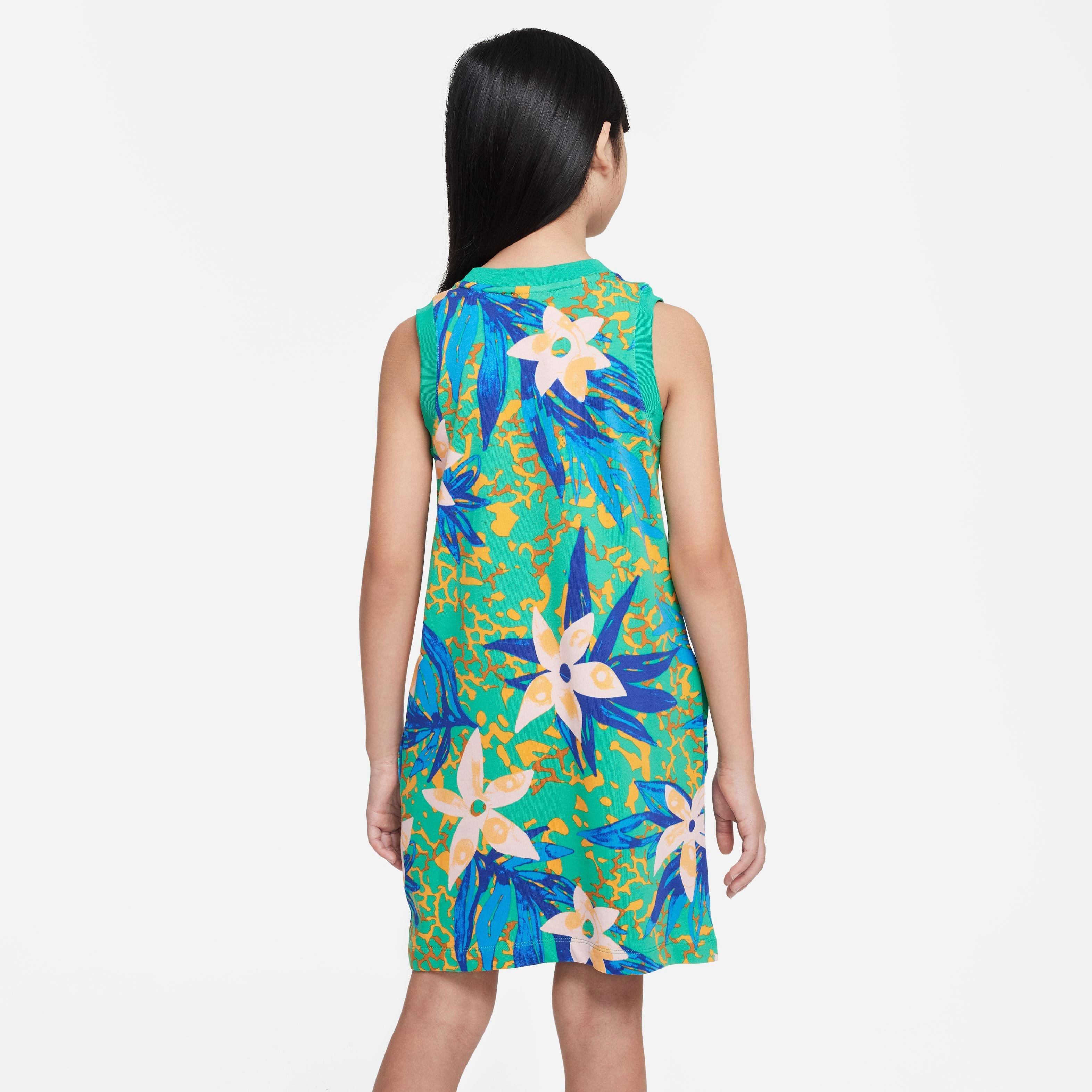 Nike Sportswear Sleeveless Big Girls' Blue/Green Dress
