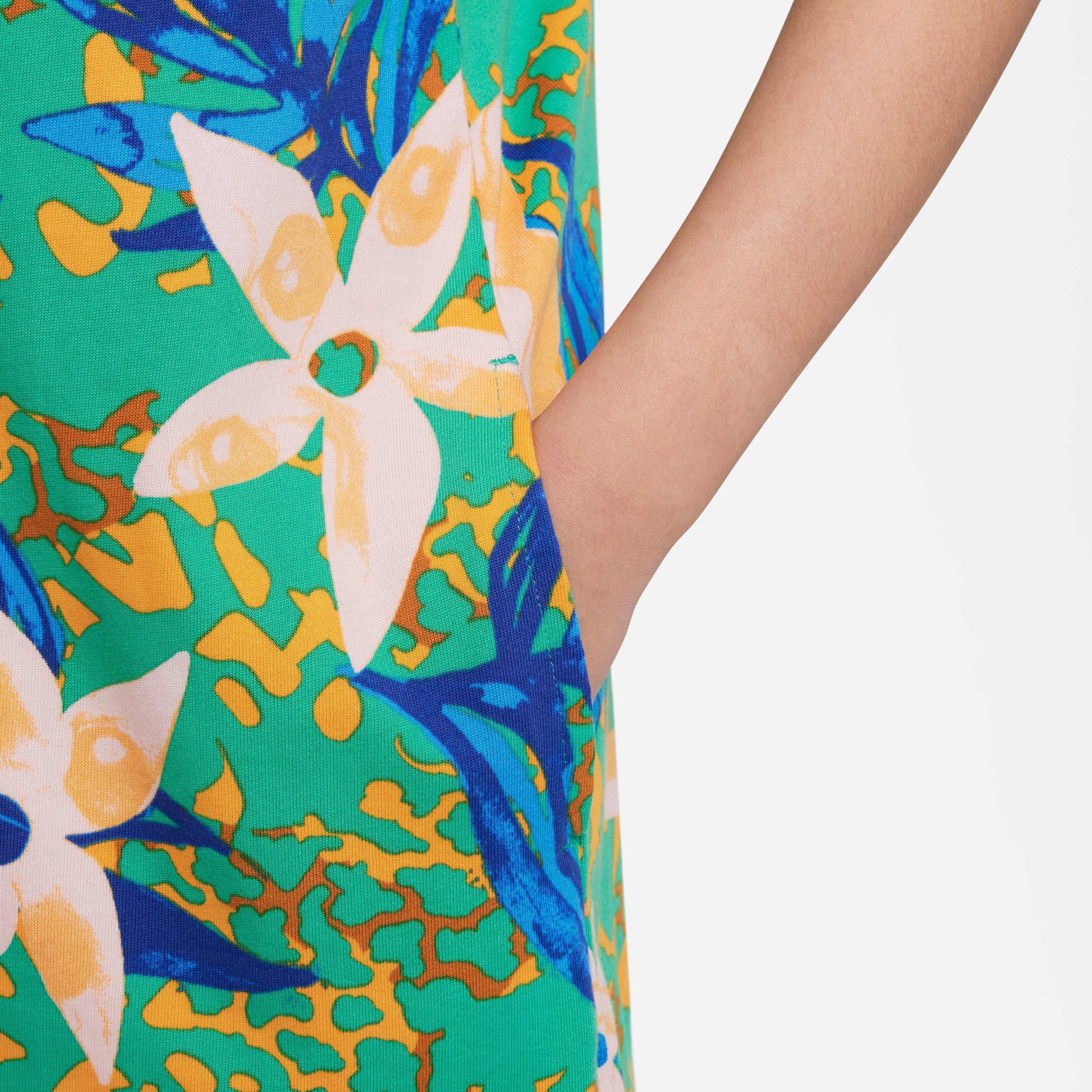 Nike Sportswear Sleeveless Big Girls' Blue/Green Dress