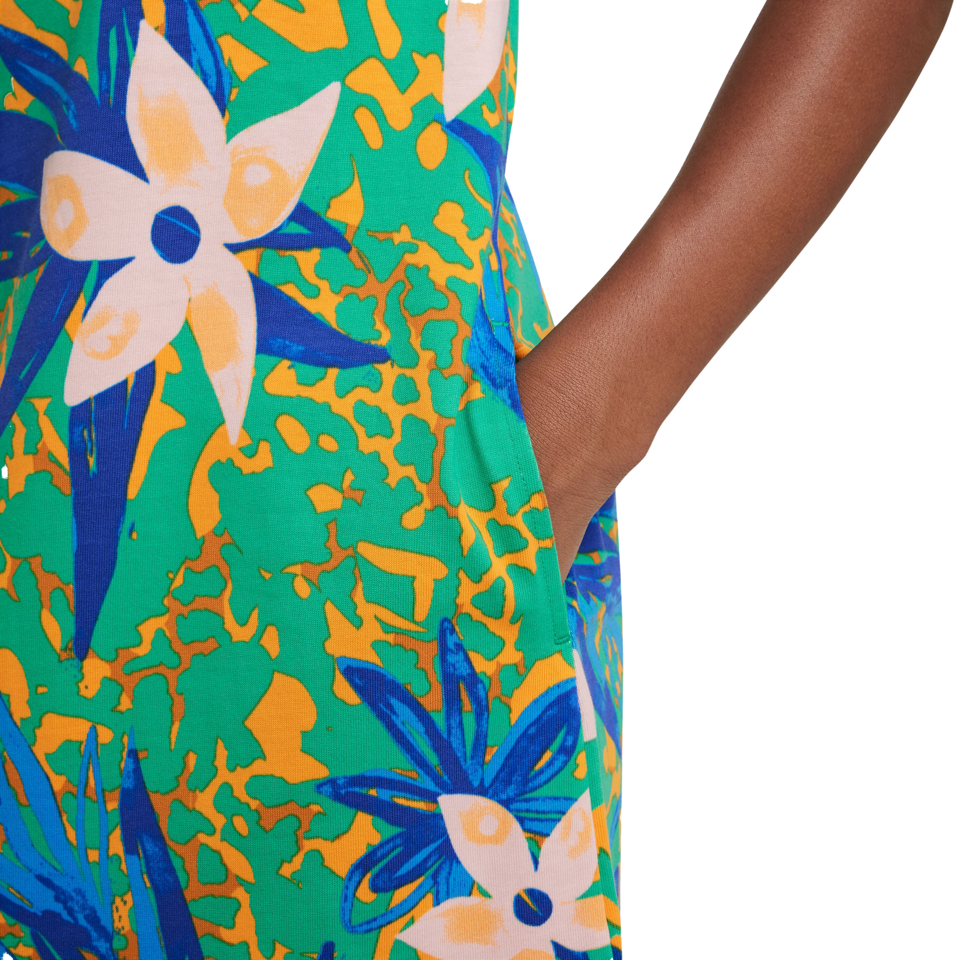 Nike Sportswear Sleeveless Big Girls' Blue/Green Dress
