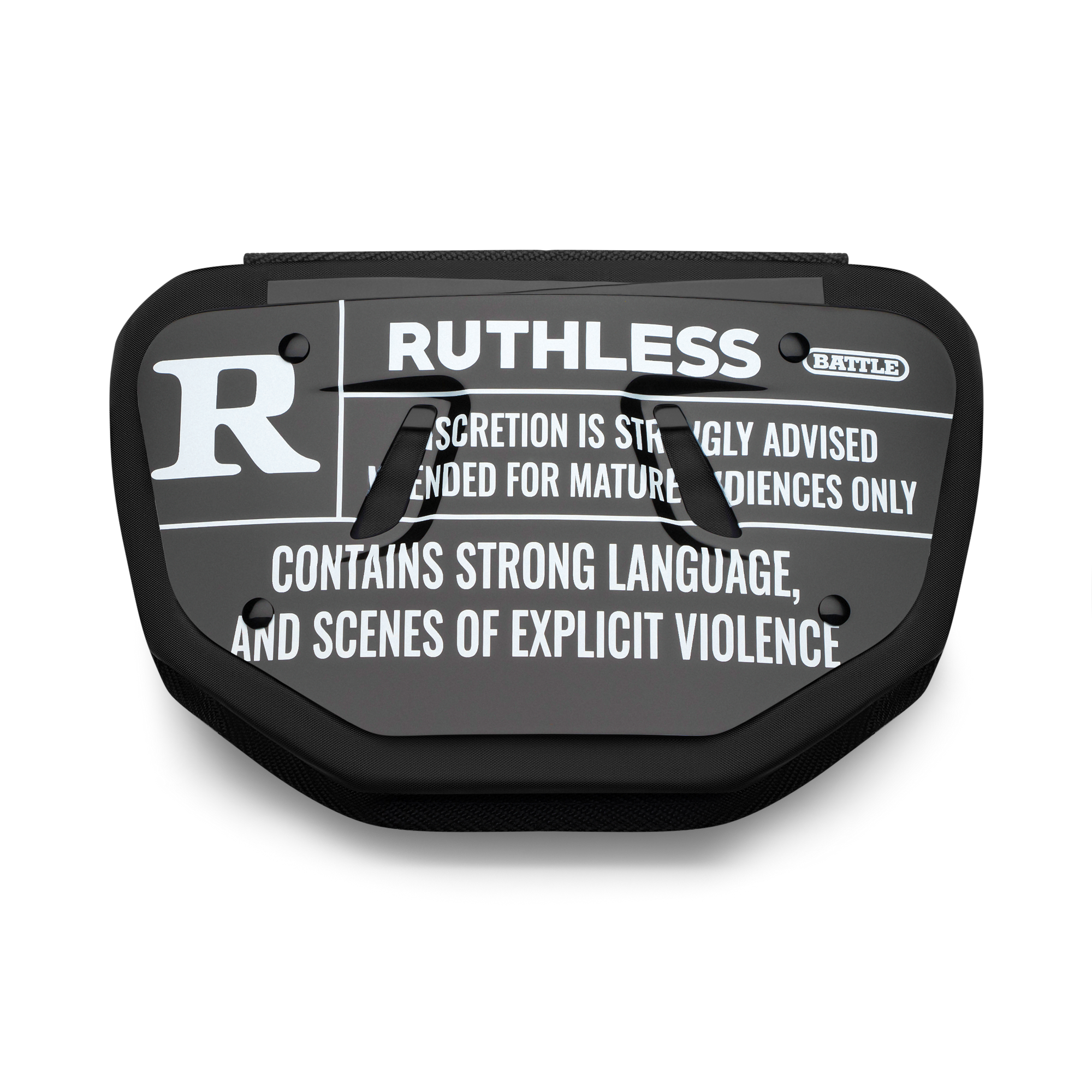 Battle Sports Ruthless Chrome Football Back Plate