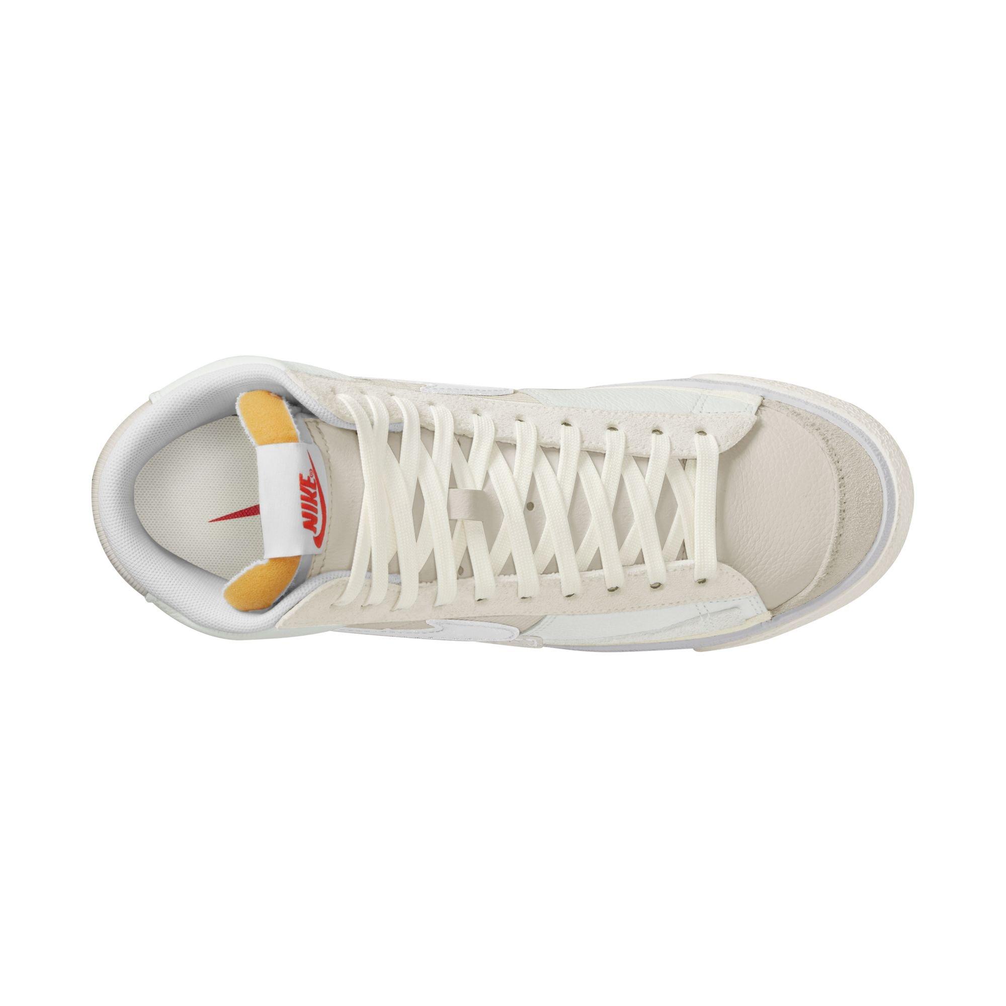 Nike Blazer Mid Pro Club "Light Bone/White/Phantom/Summit White" Men's Shoe - WHITE/TAN Thumbnail View 8