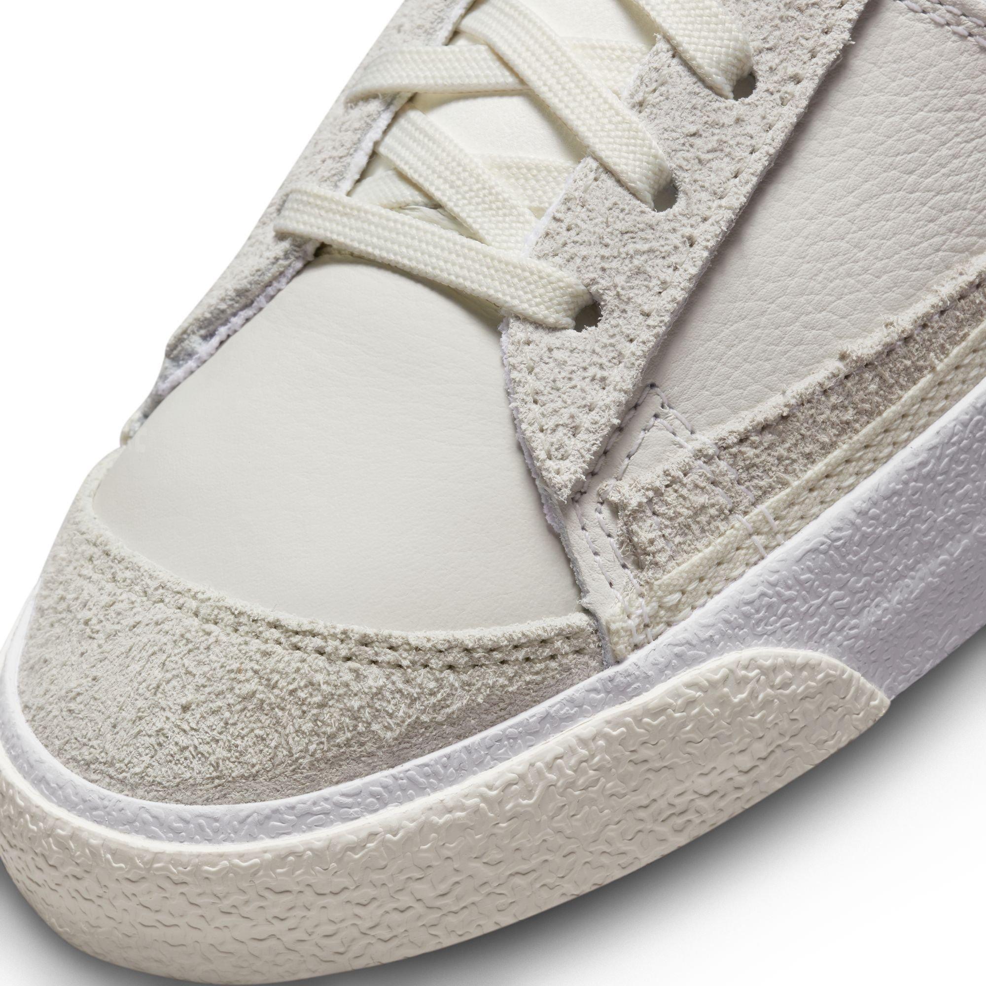 Nike Blazer Mid Pro Club "Light Bone/White/Phantom/Summit White" Men's Shoe - WHITE/TAN Thumbnail View 10