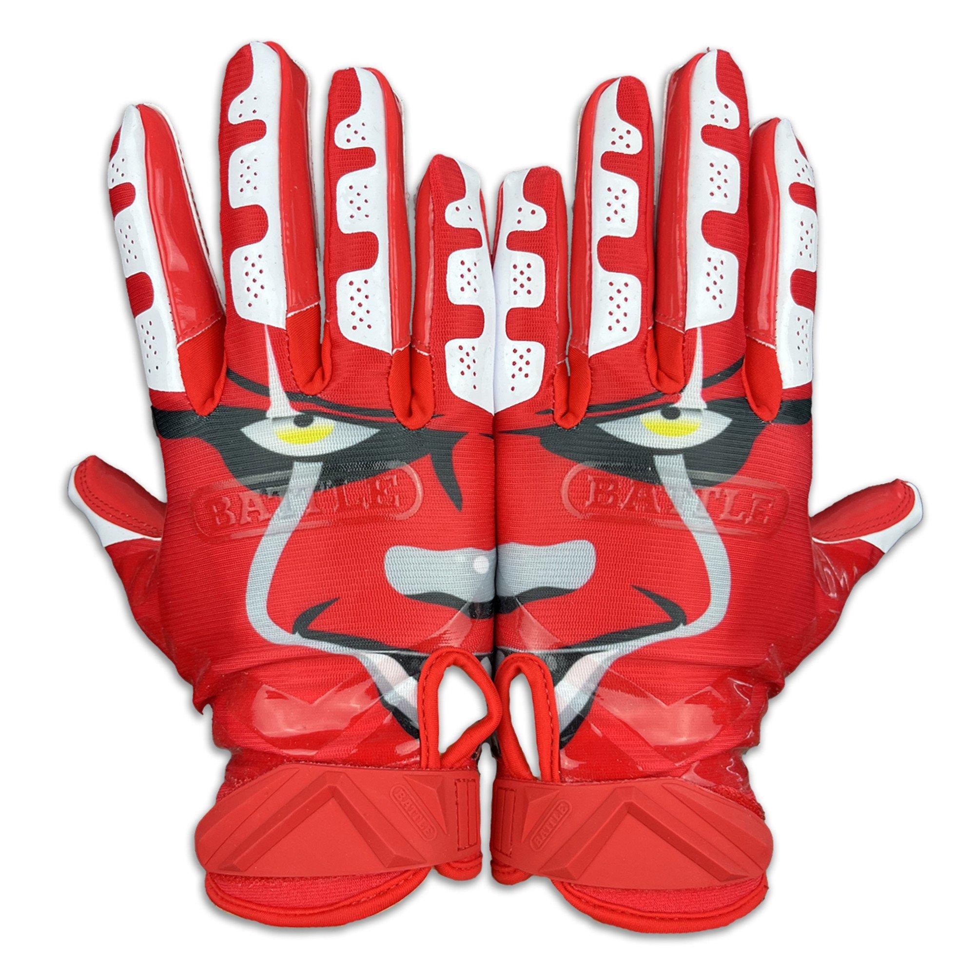 Red Football Gloves, Football Equipment, Hibbett