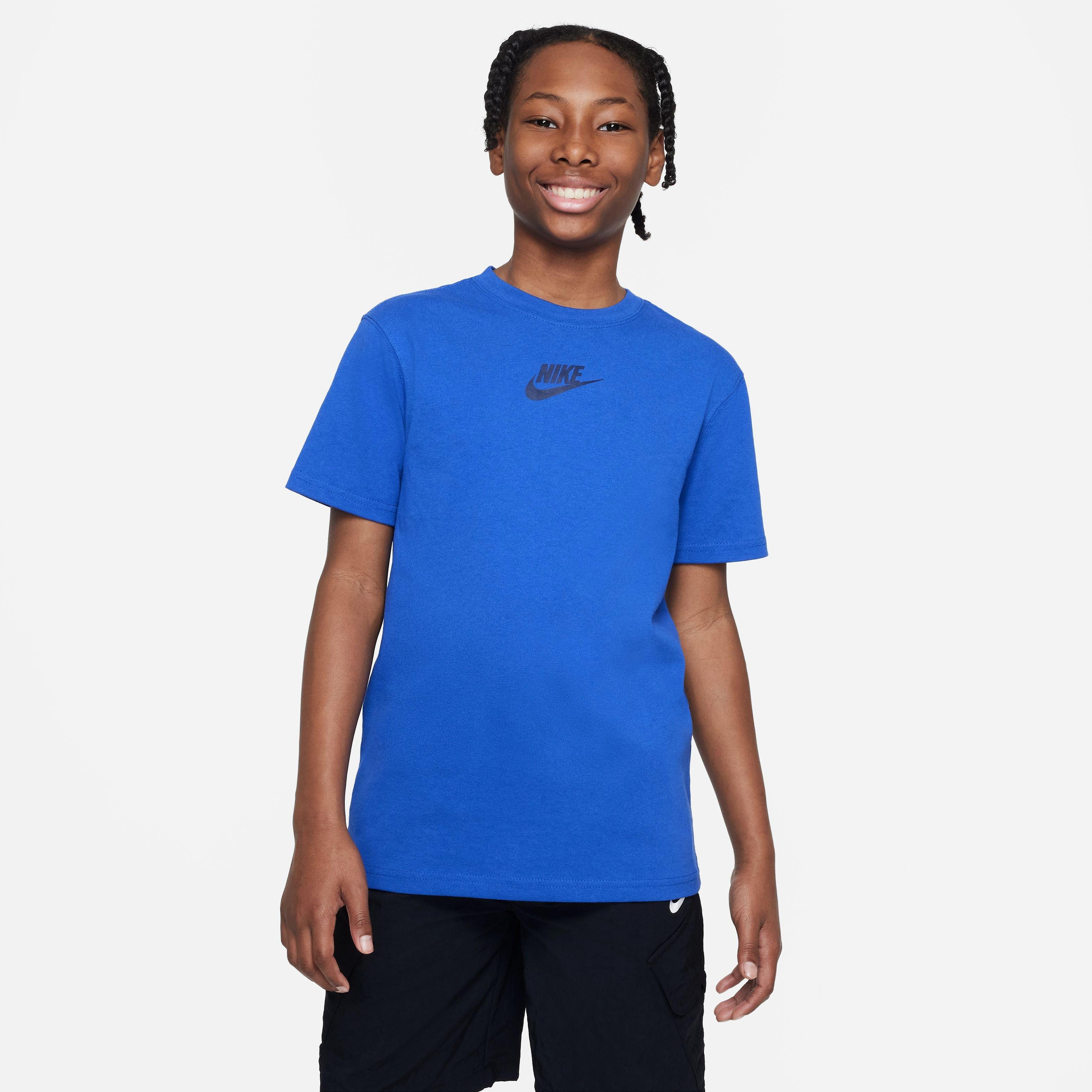 Nike Big Boys' Sportswear Tee-Royal - ROYAL Thumbnail View 1