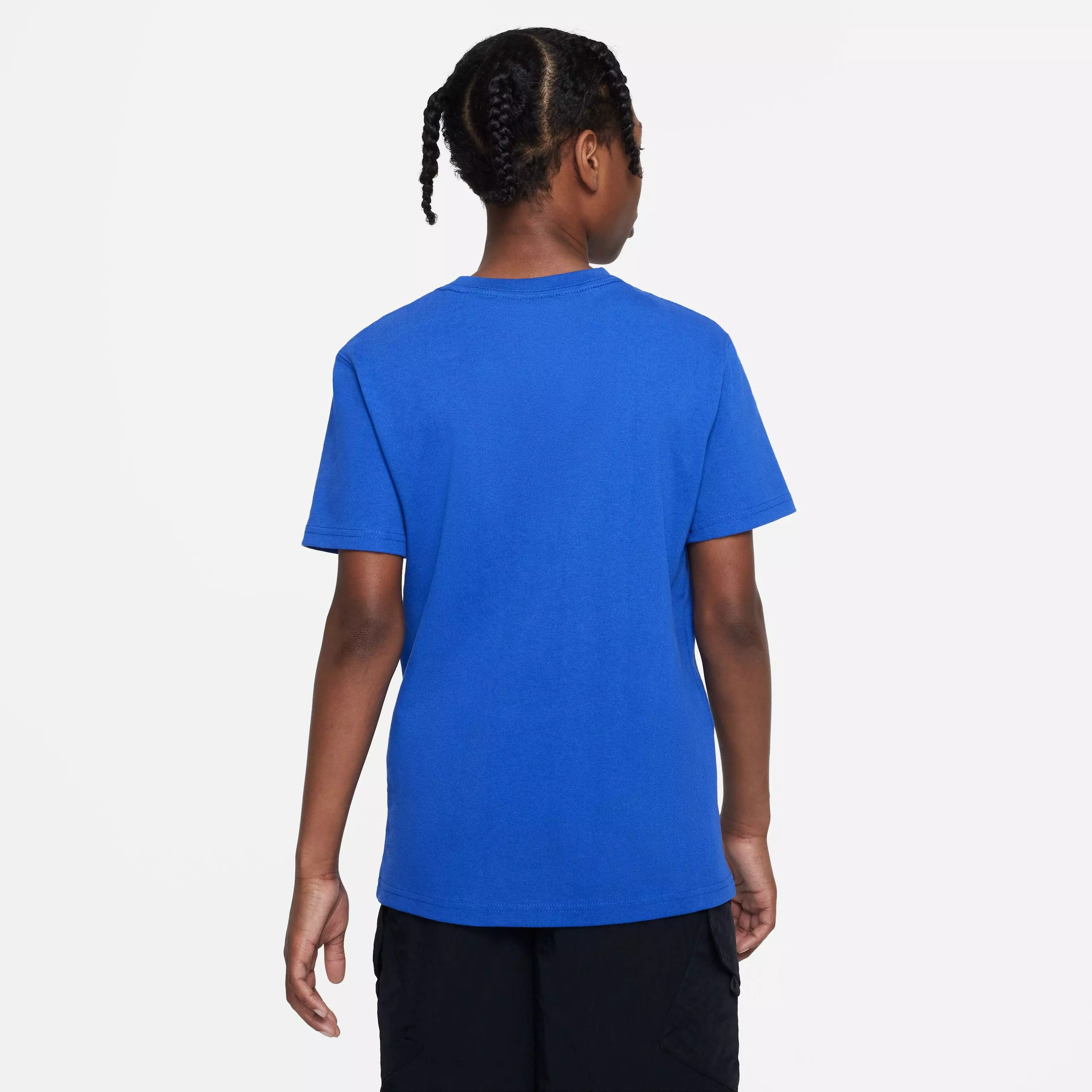 Nike Big Boys' Sportswear Tee-Royal - ROYAL