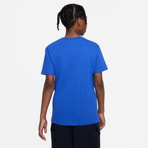 Nike Big Boys' Sportswear Tee-Royal