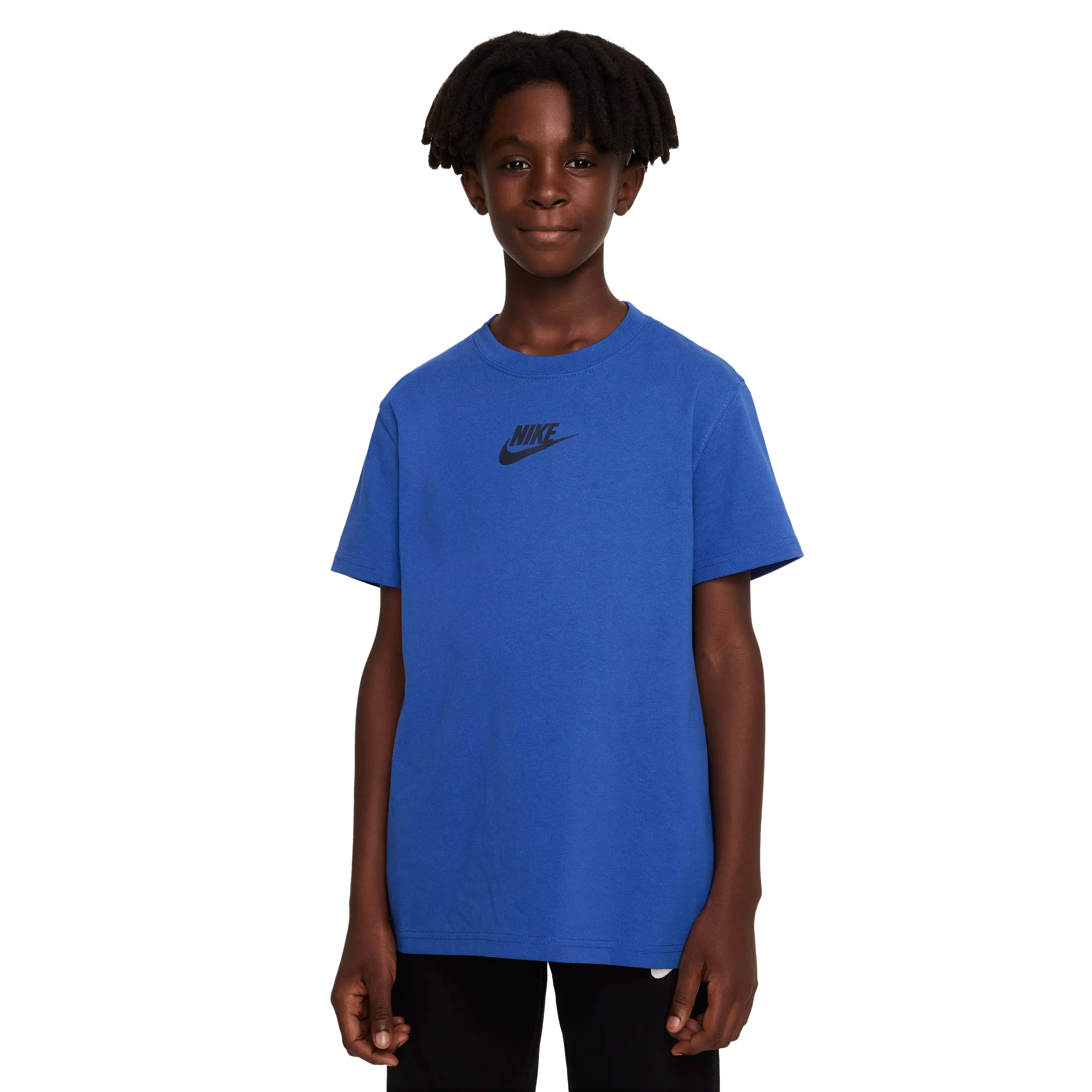 Nike Big Boys' Sportswear Tee-Royal - ROYAL