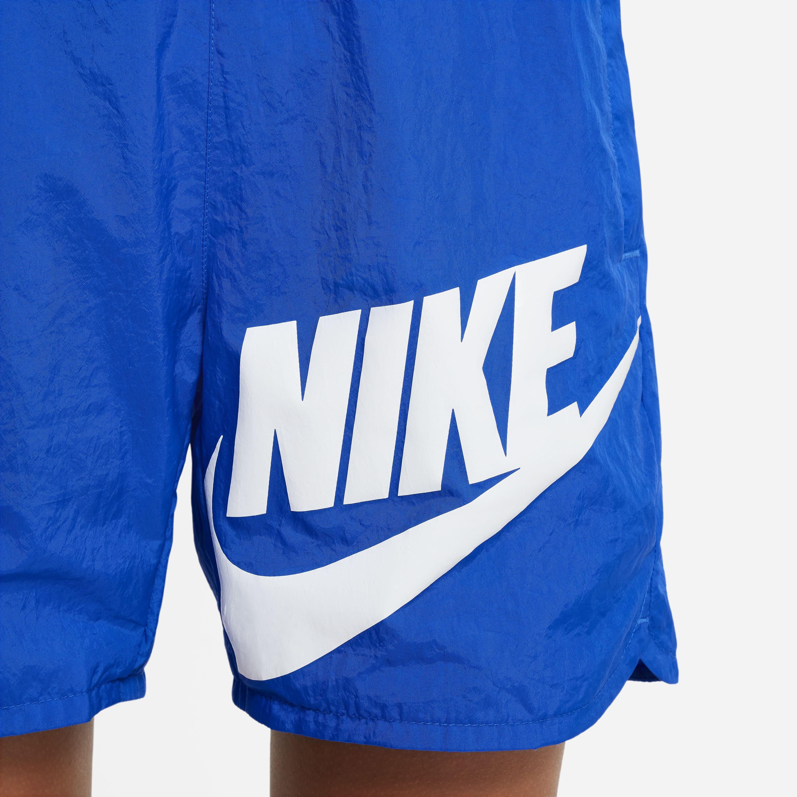 Nike Big Boys' Sportswear Woven Shorts-Royal/White - ROYAL/WHITE Thumbnail View 1