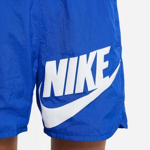 Nike Big Boys' Sportswear Woven Shorts-Royal/White