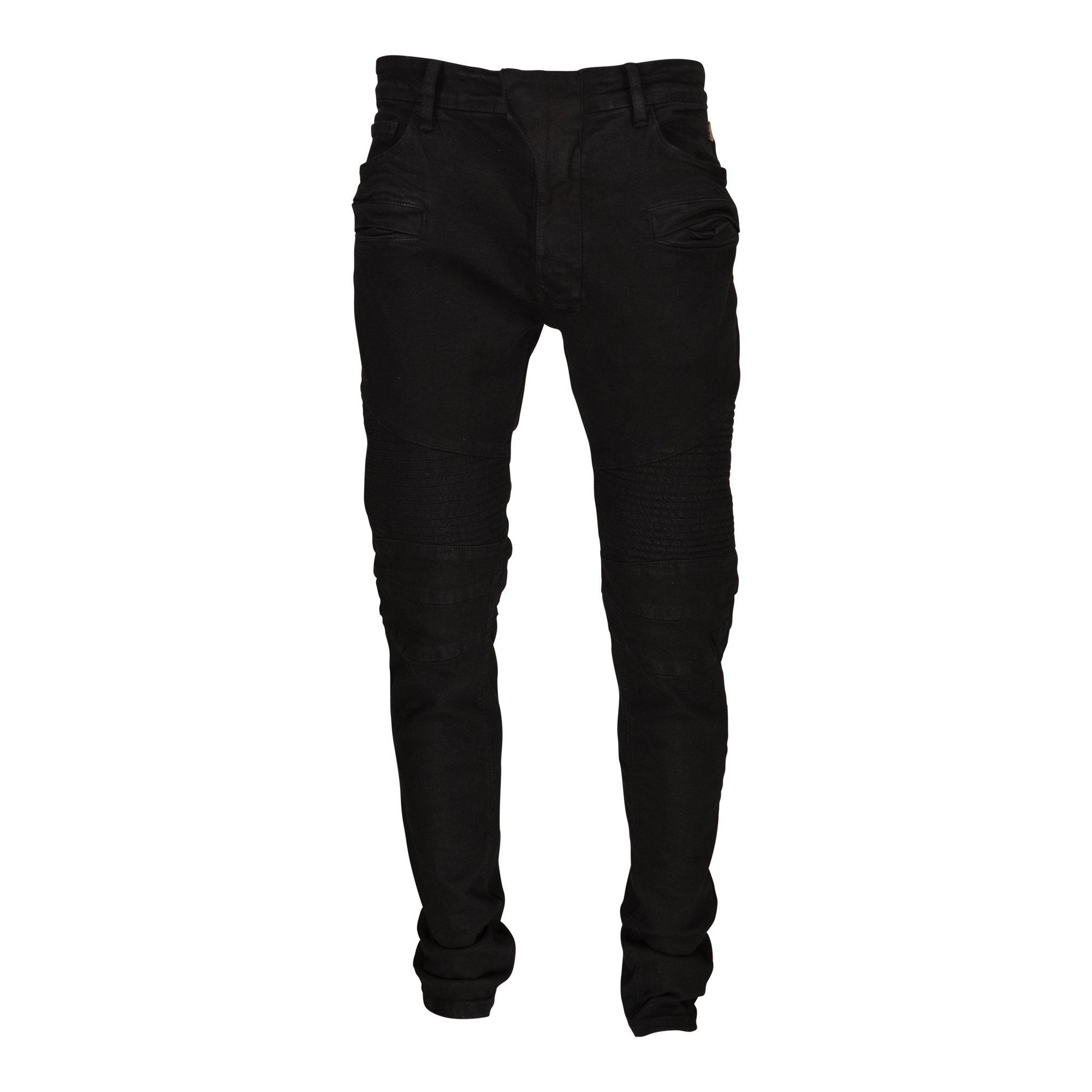 Grindhouse Men's Moto Jean Slim Fit Jeans Jet Black Hibbett City Gear