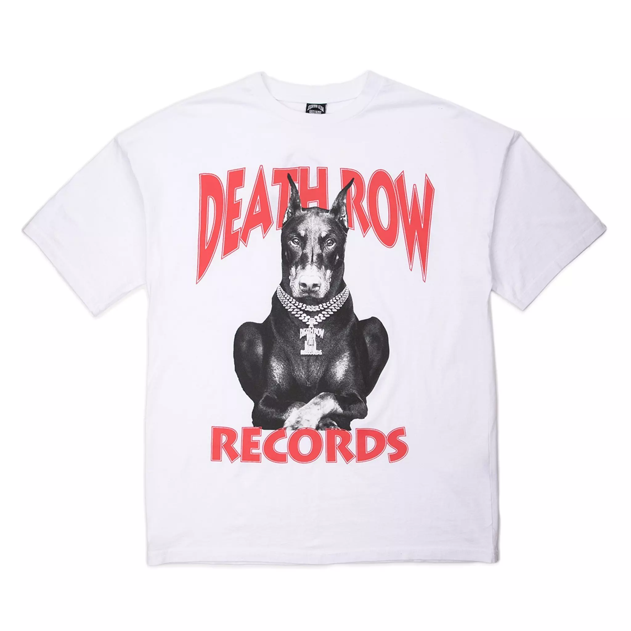 Crooks And Castles Men's Death Row Oversized Print Tee - White - WHITE