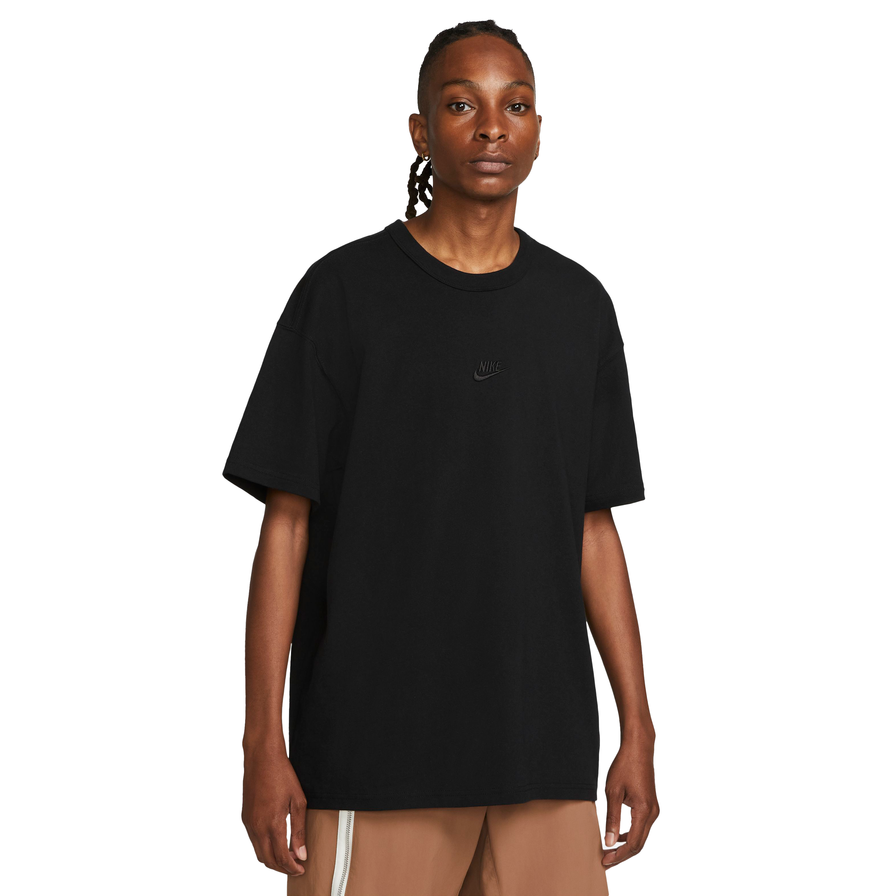 【Nike】 Premium Essentials オーバーサイズ T-shirt★送料込み Nike Sportswear Premium Essential T-Shirt In Khaki - FREE