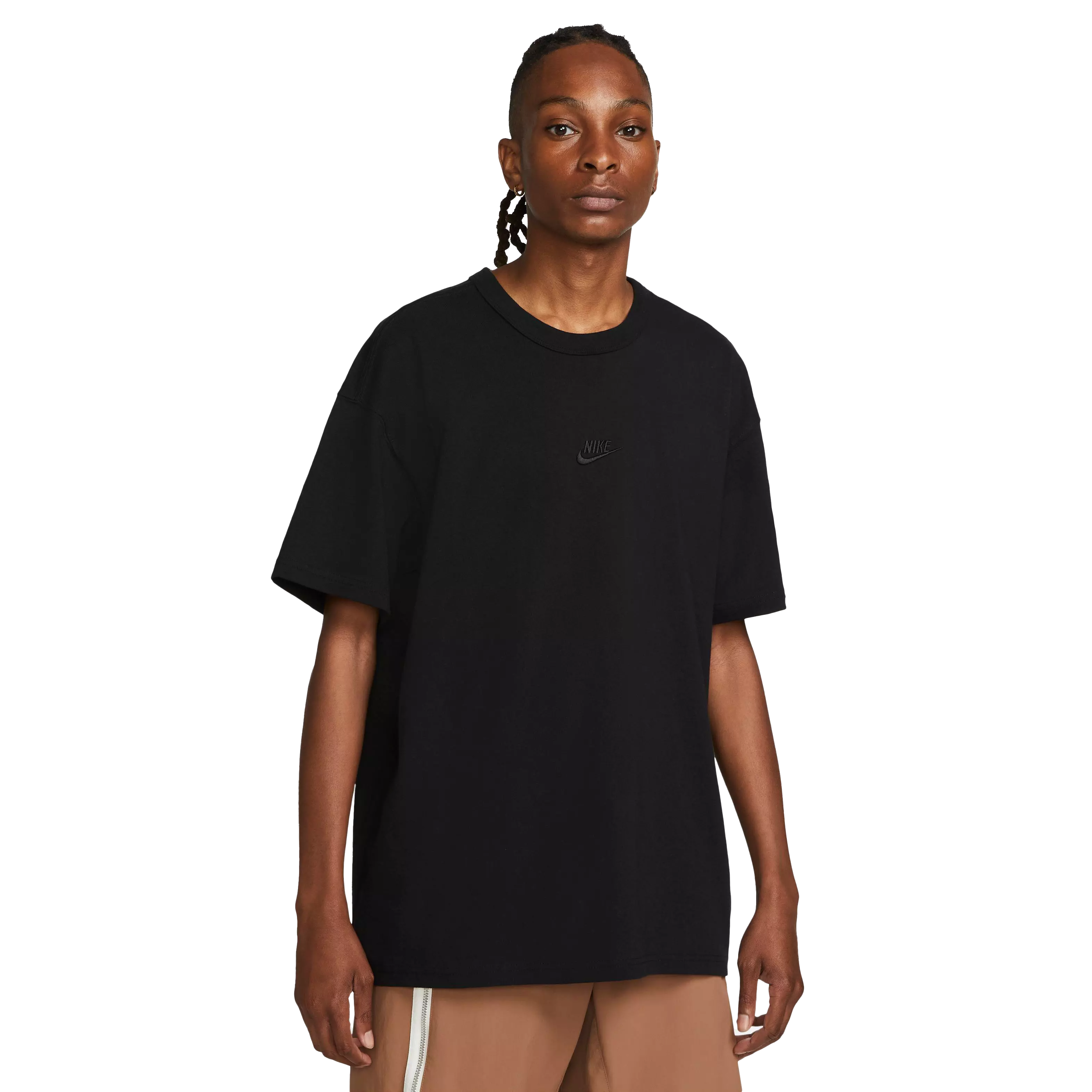 Nike Men's Sportswear Premium Essentials Tee-Black - BLACK