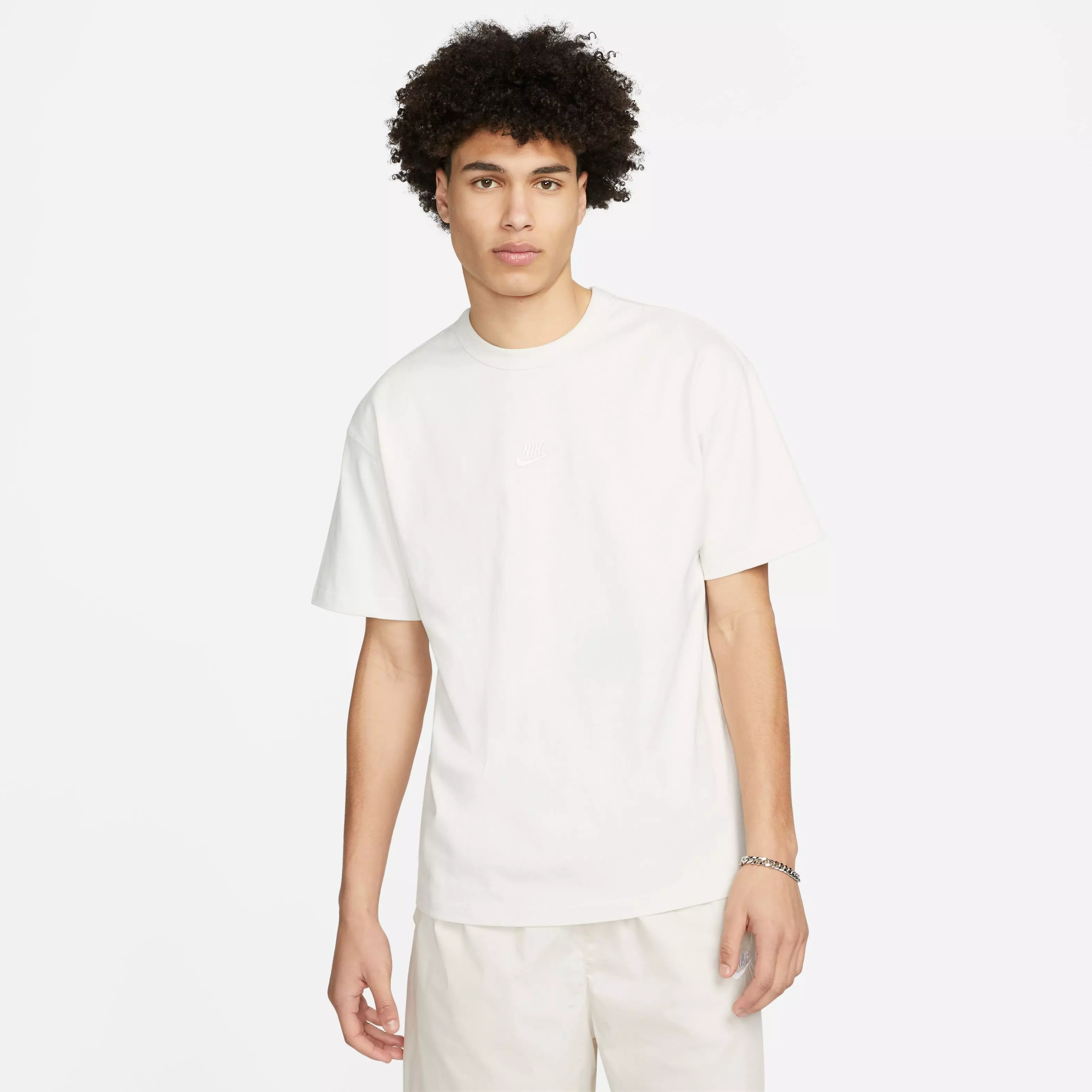 Nike Men's Sportswear Premium Essentials Tee-White - WHITE