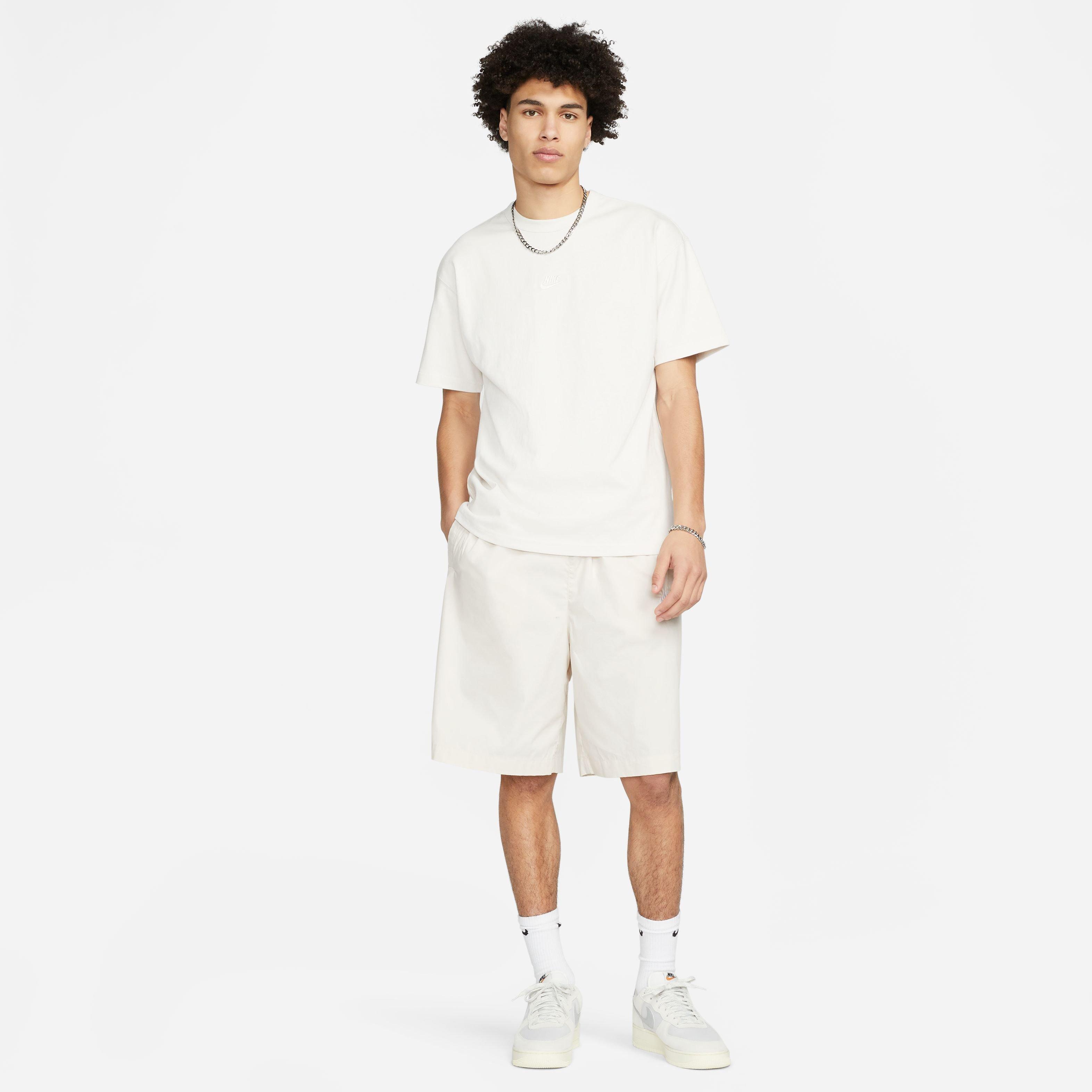 Nike Men's Sportswear Premium Essentials Tee-White - WHITE Thumbnail View 5