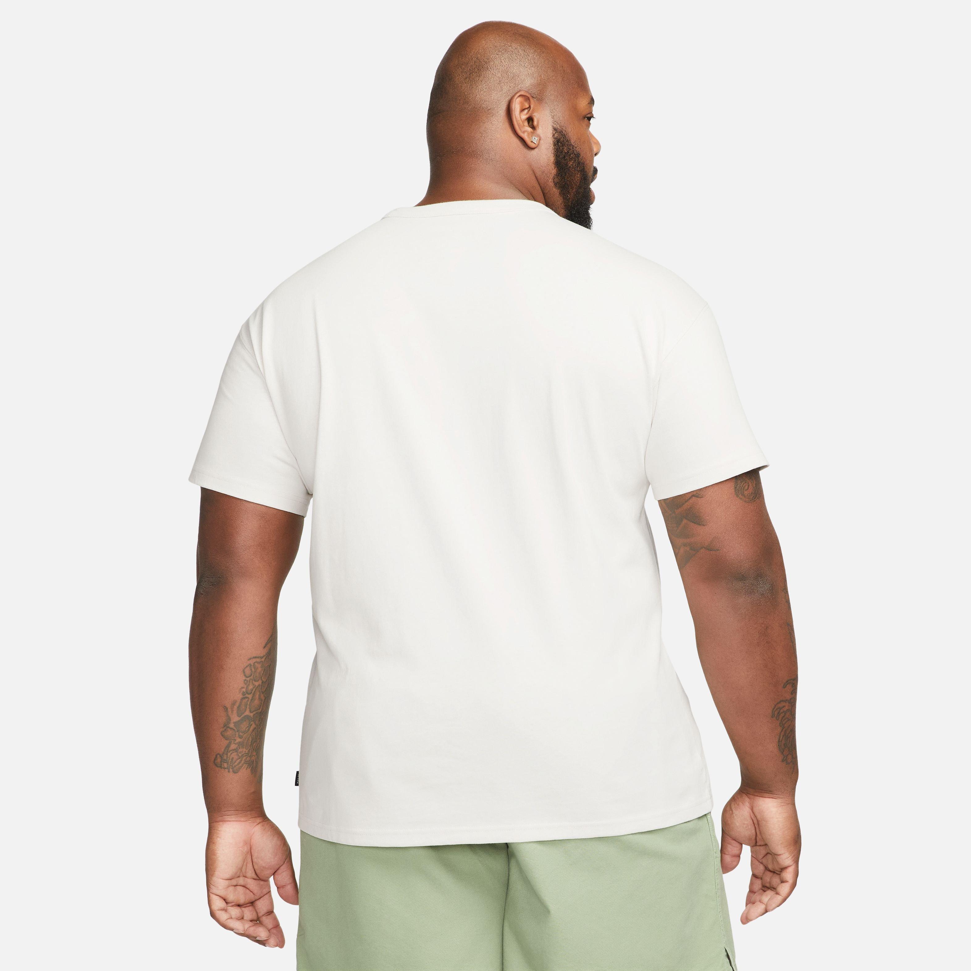 Nike Men's Sportswear Premium Essentials Tee-White - WHITE Thumbnail View 8