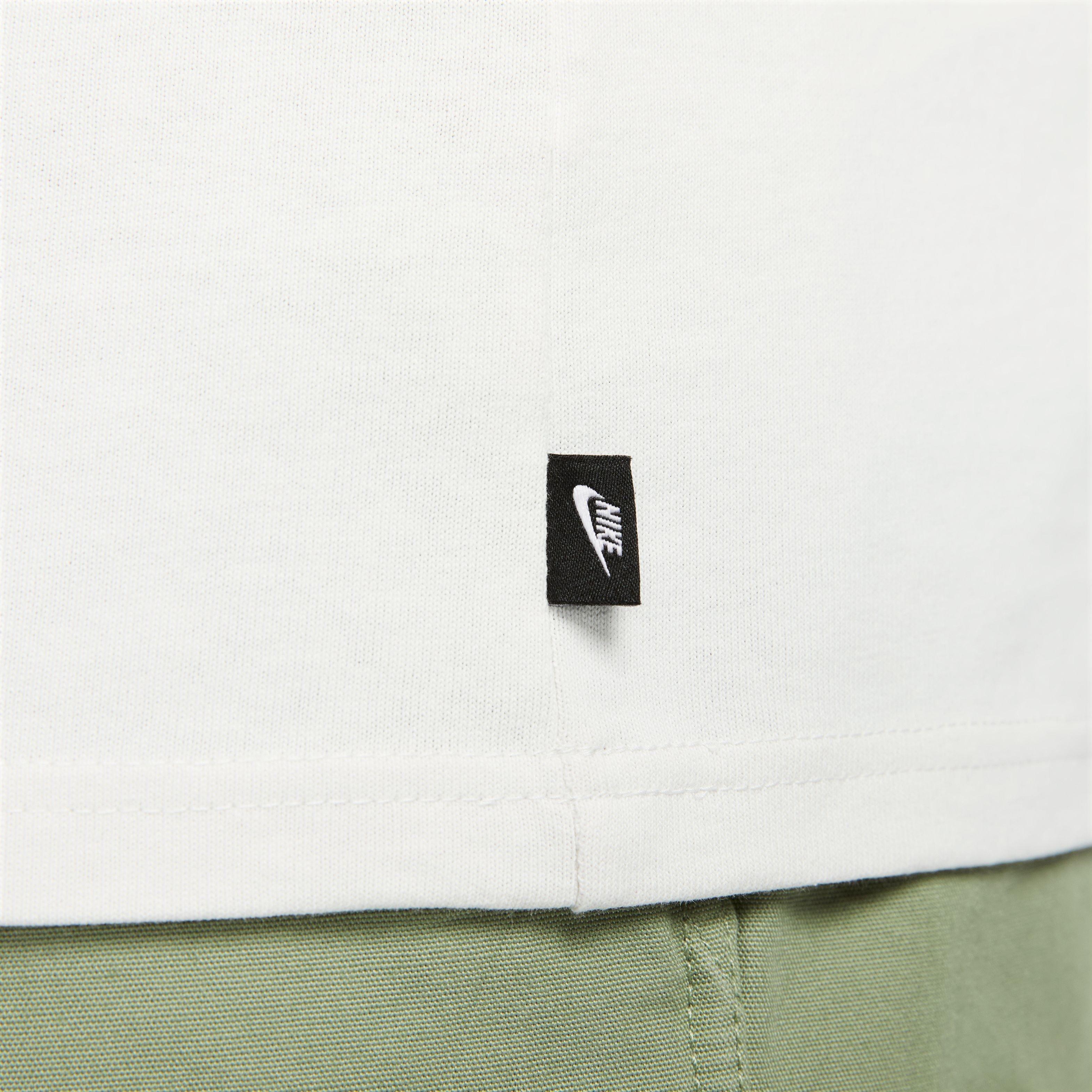 Nike Men's Sportswear Premium Essentials Tee-White - WHITE Thumbnail View 11