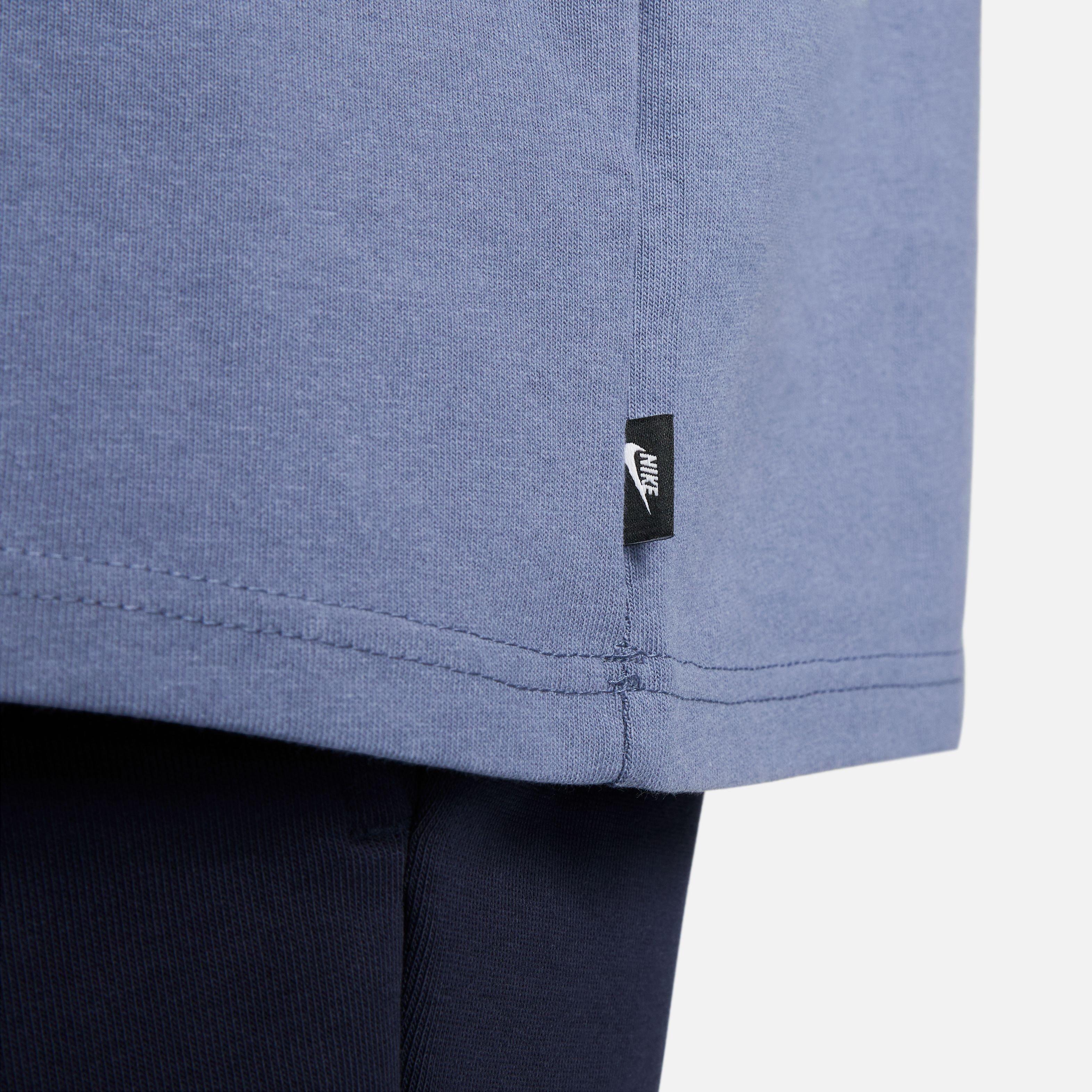 Nike Men's Sportswear Premium Essentials Tee-Blue - BLUE Thumbnail View 9