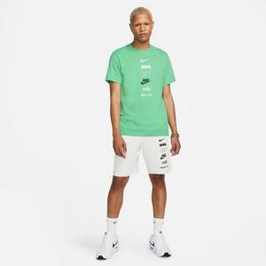 Nike Men's Sportswear Center Chest Logo Tee-Green