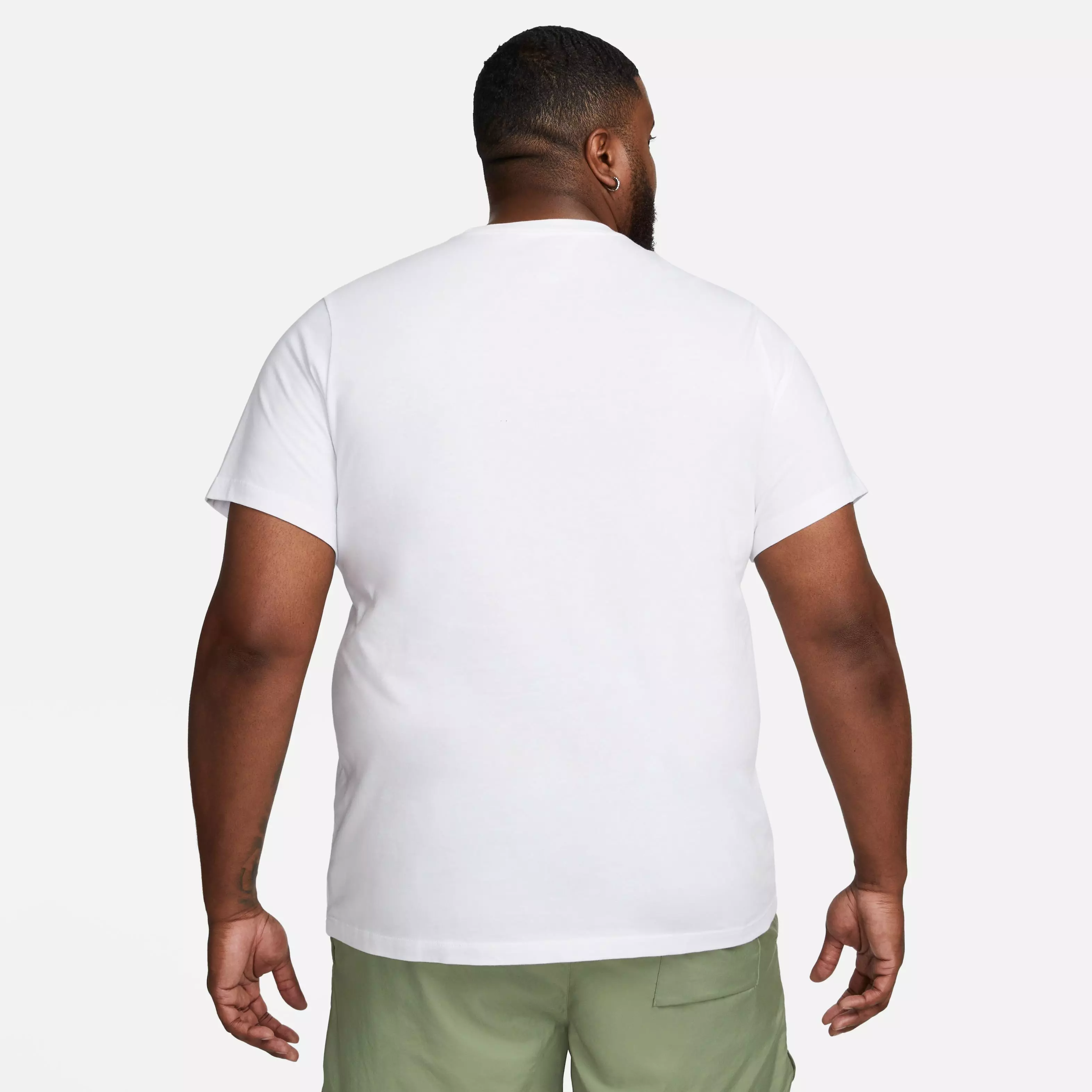 Nike Men's Sportswear Beach Party JDI Tee-White/Pink - WHITE/PINK