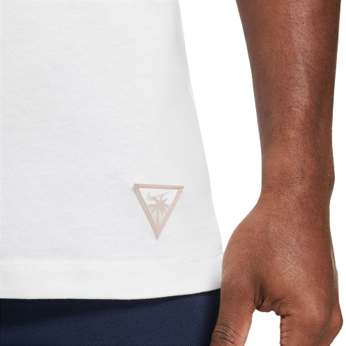 Nike Men's Sportswear Beach Party JDI Tee-White/Pink - WHITE/PINK Thumbnail View 3