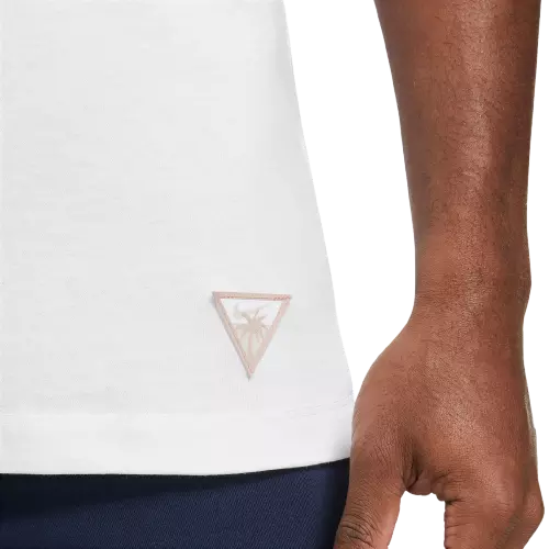 Nike Men's Sportswear Beach Party JDI Tee-White/Pink - WHITE/PINK