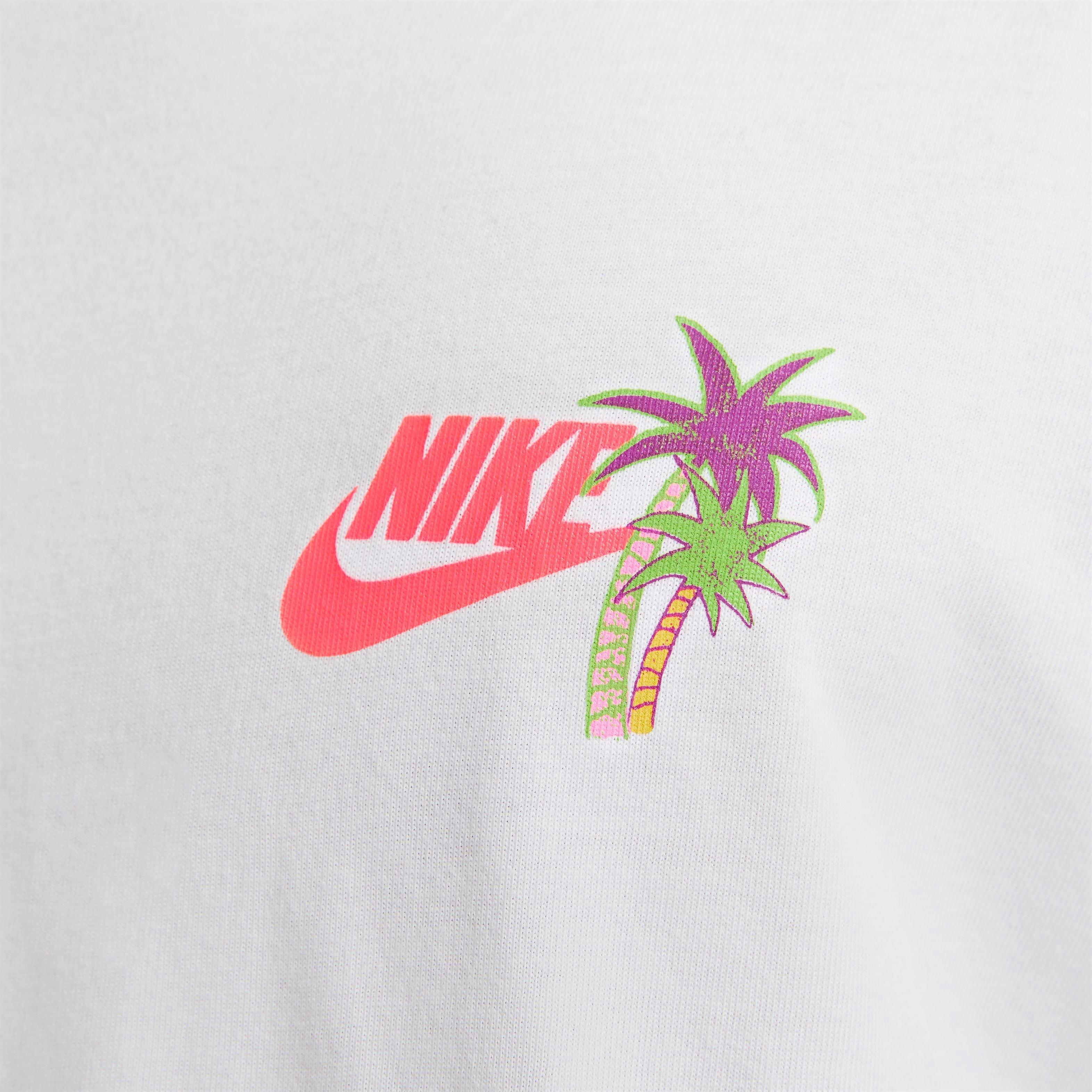 Nike Men's Sportswear Beach Party Surf Tee-White - WHITE Thumbnail View 3