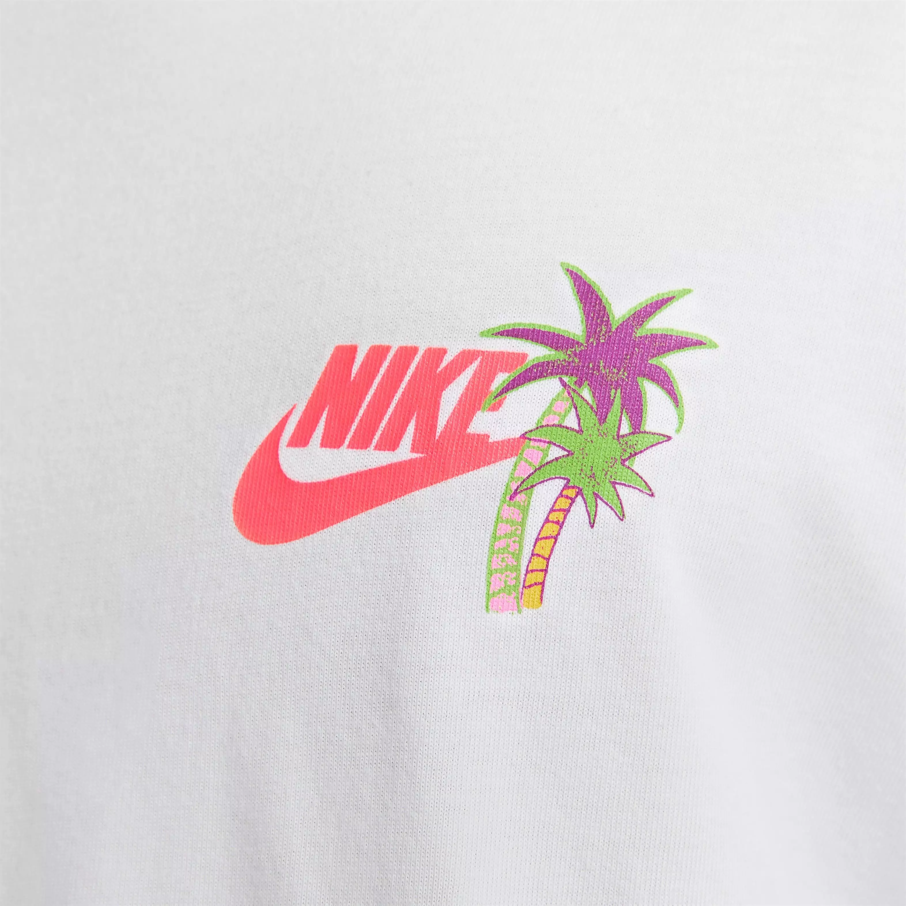 Nike Men's Sportswear Beach Party Surf Tee-White - WHITE