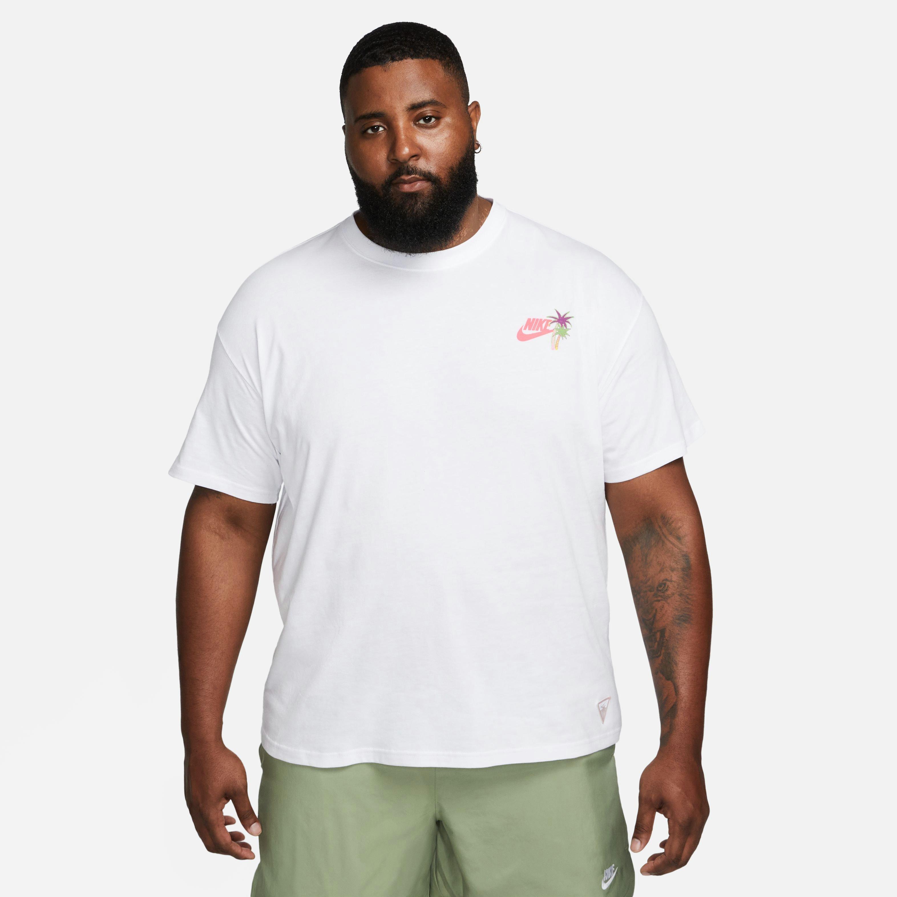 Nike Men's Sportswear Beach Party Surf Tee-White - WHITE Thumbnail View 1