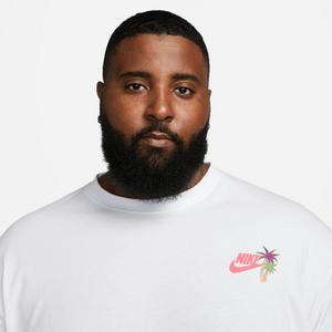 Nike Men's Sportswear Beach Party Surf Tee-White