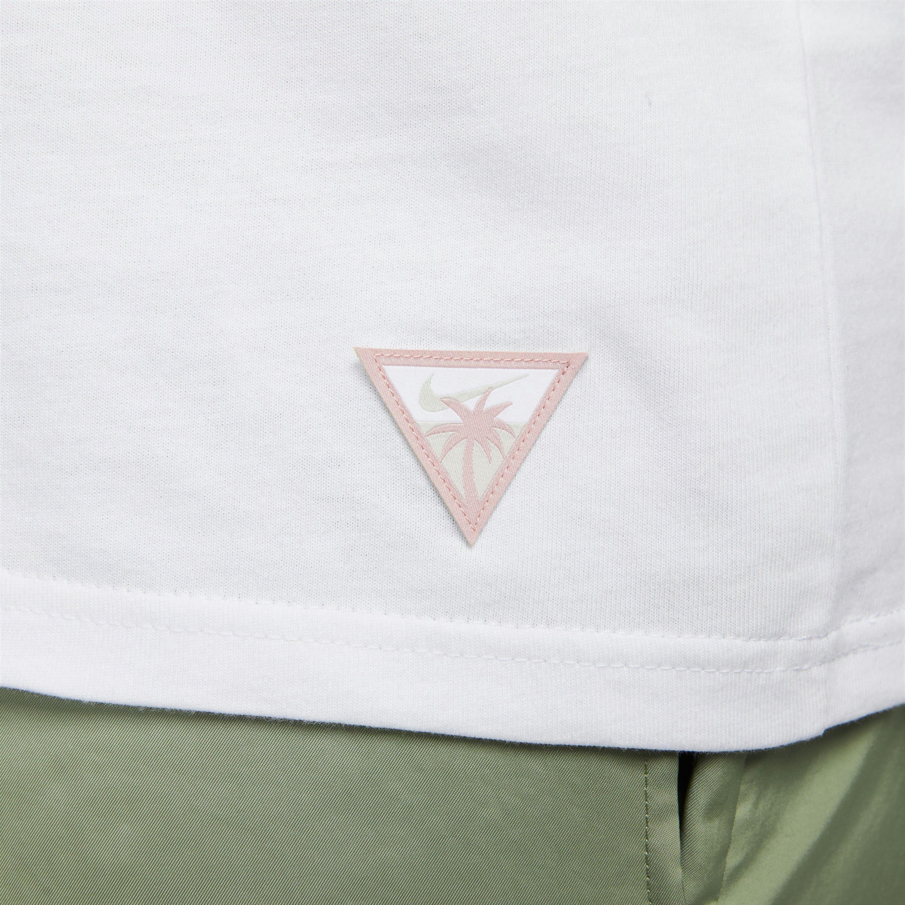 Nike Men's Sportswear Beach Party Surf Tee-White - WHITE Thumbnail View 4