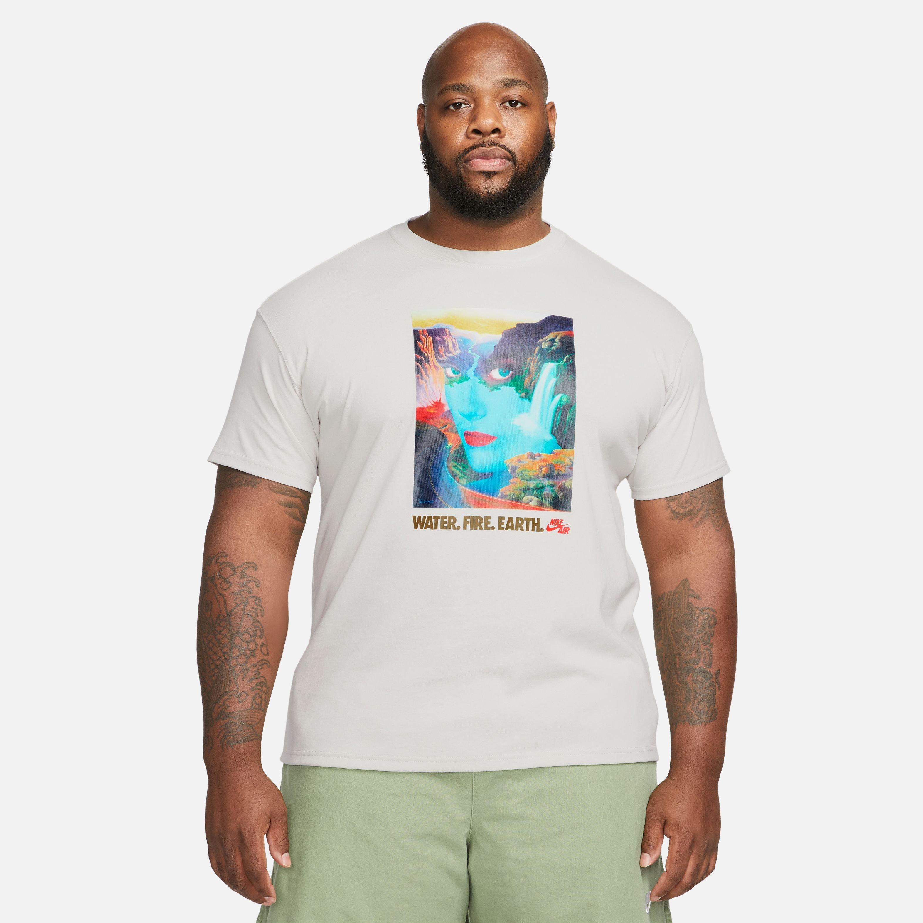 Nike Men's Sportswear M90 Bring It Out Graphic Tee-Bone - BONE Thumbnail View 1