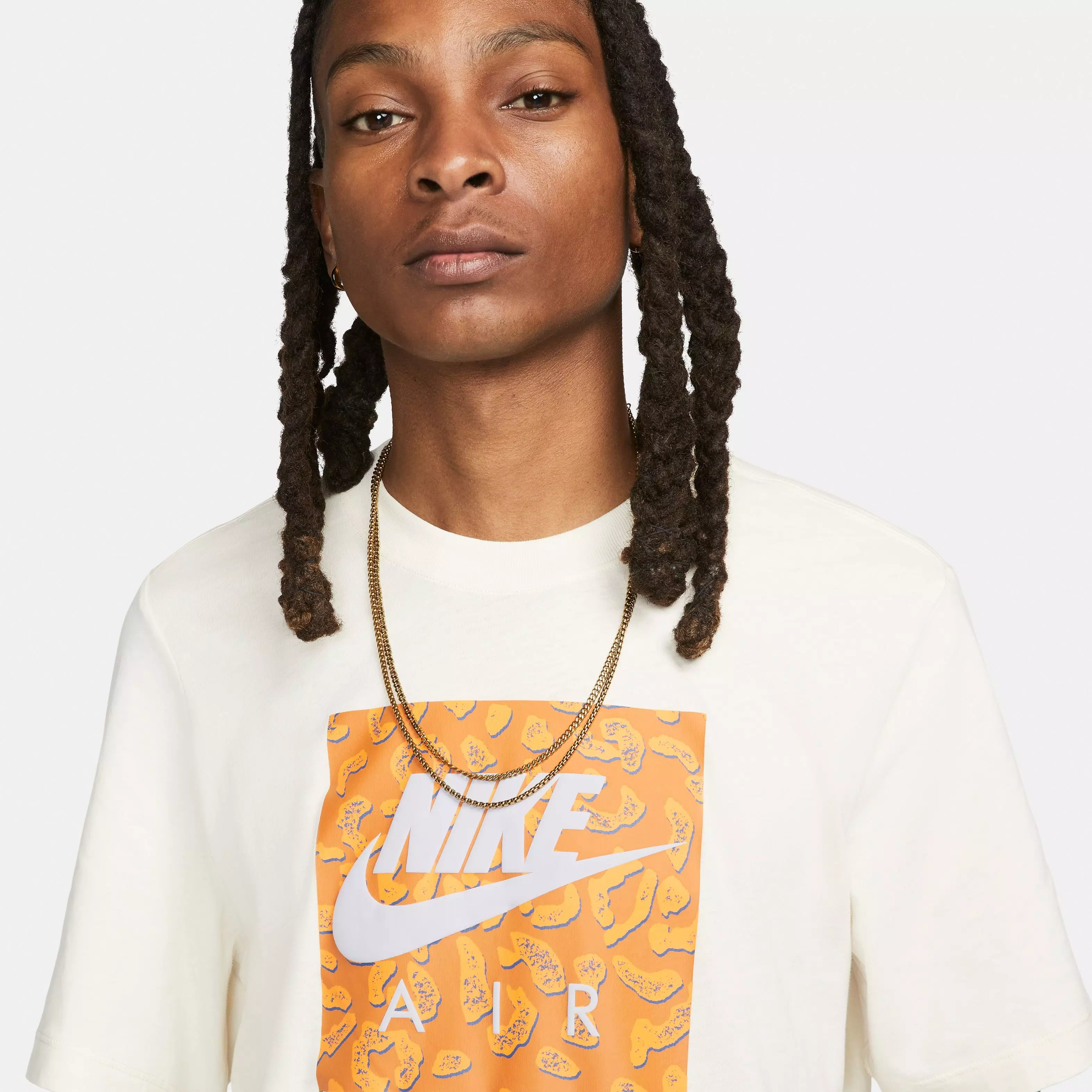 Nike Men's Sportswear Futura Box Tee-Cream - CREAM