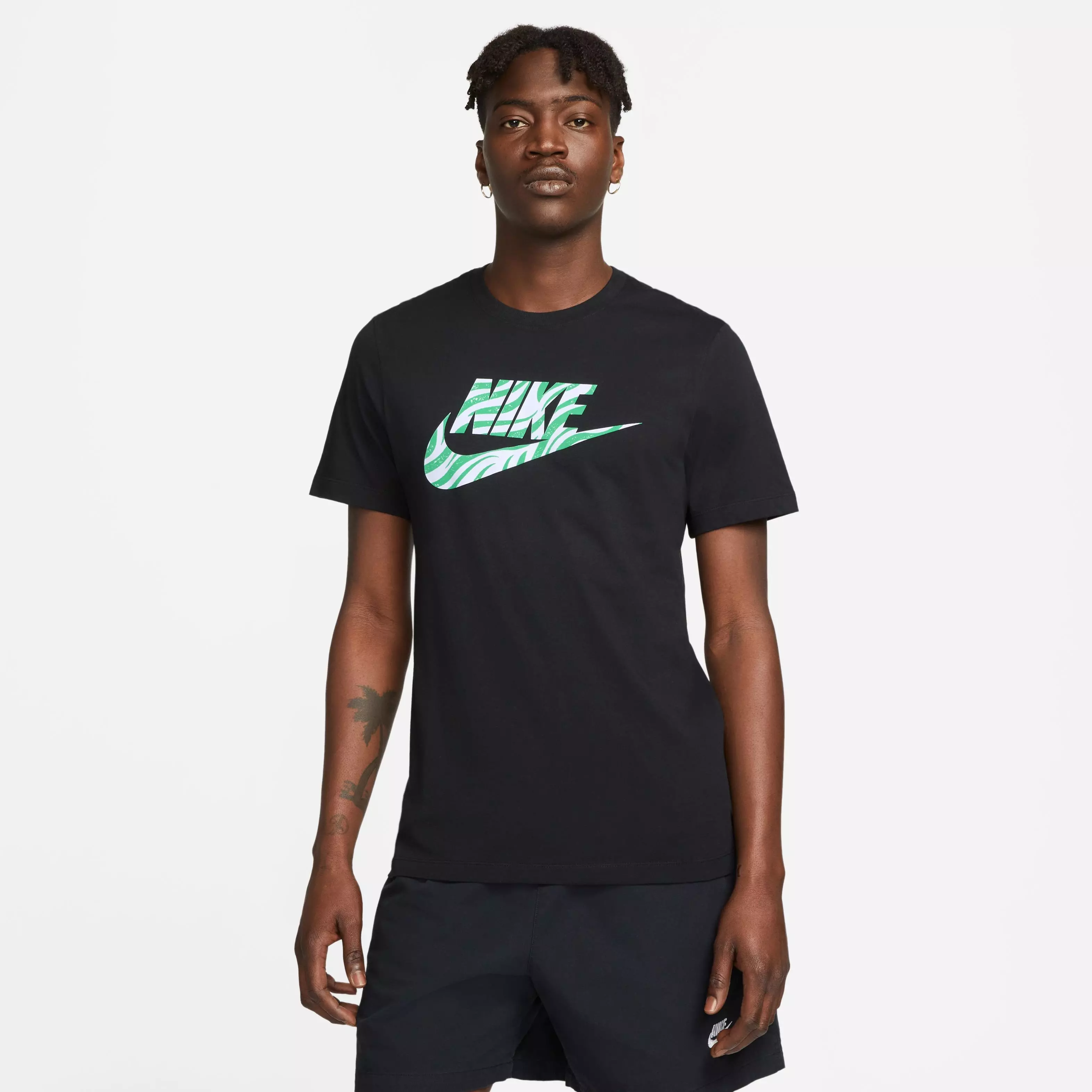 Nike Men's Sportswear Futura Tee-Black - BLACK