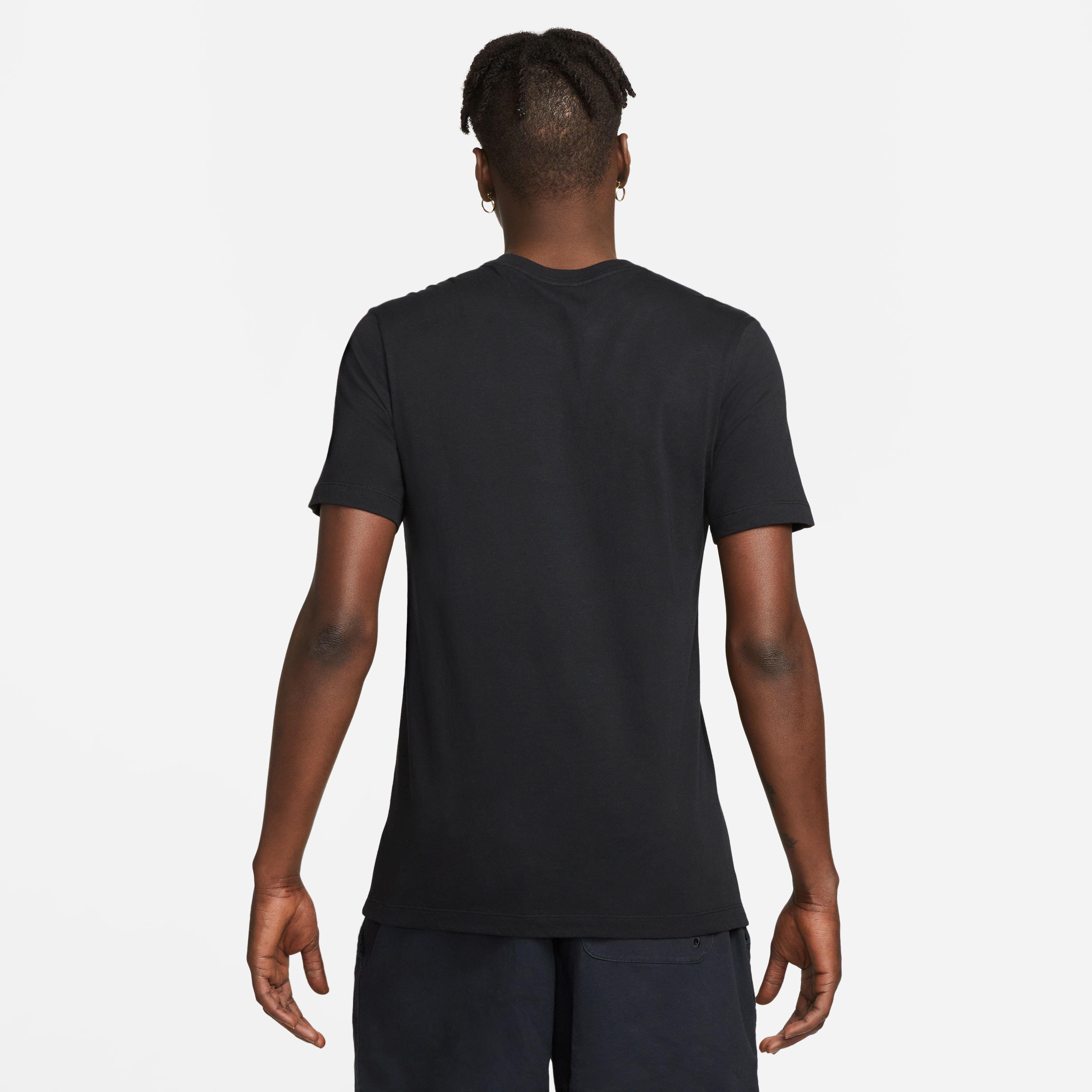 Nike Men's Sportswear Futura Tee-Black - BLACK Thumbnail View 4