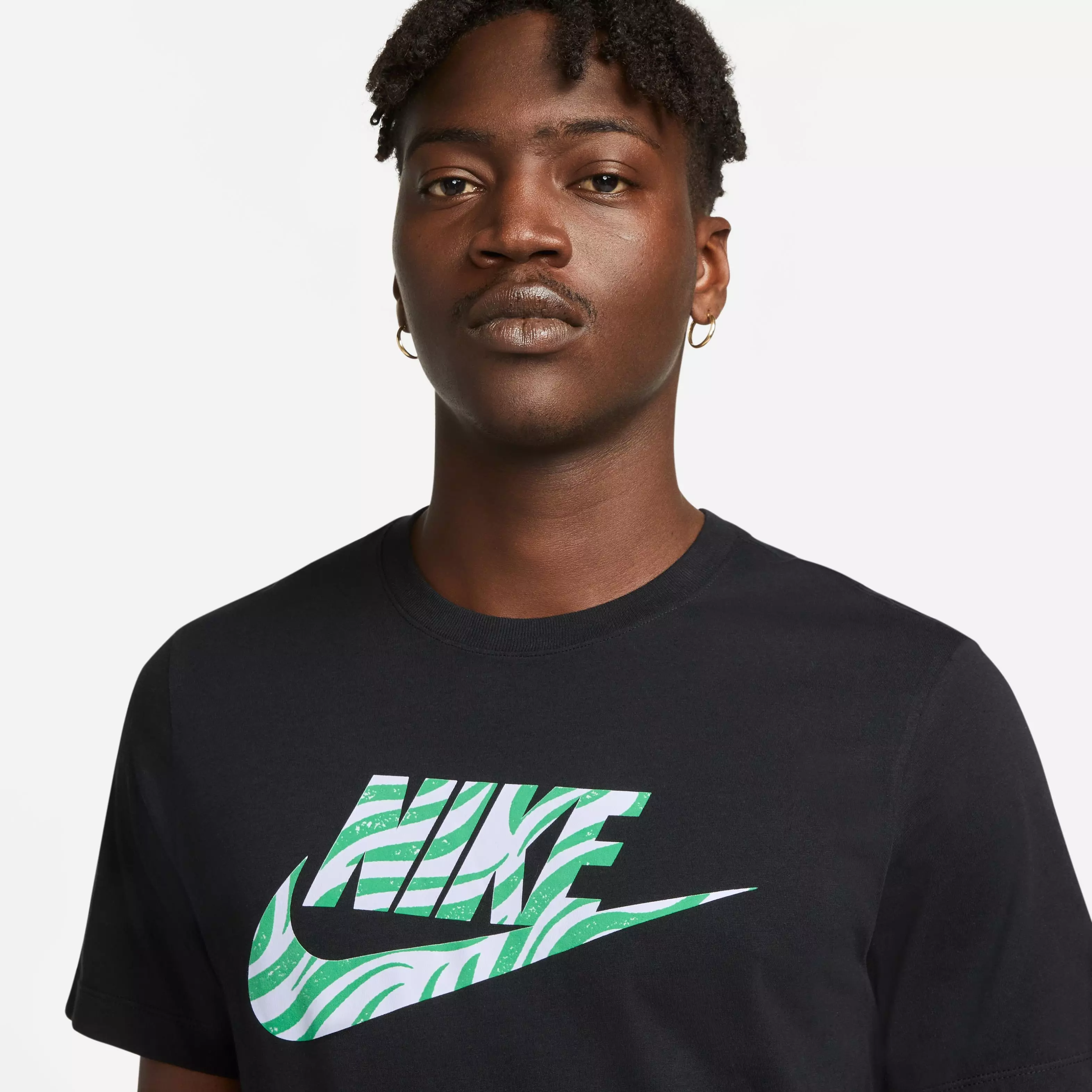 Nike Men's Sportswear Futura Tee-Black - BLACK