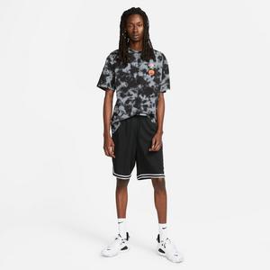 Nike Men's Max90 All Over Print Basketball Tee-Grey/Pink
