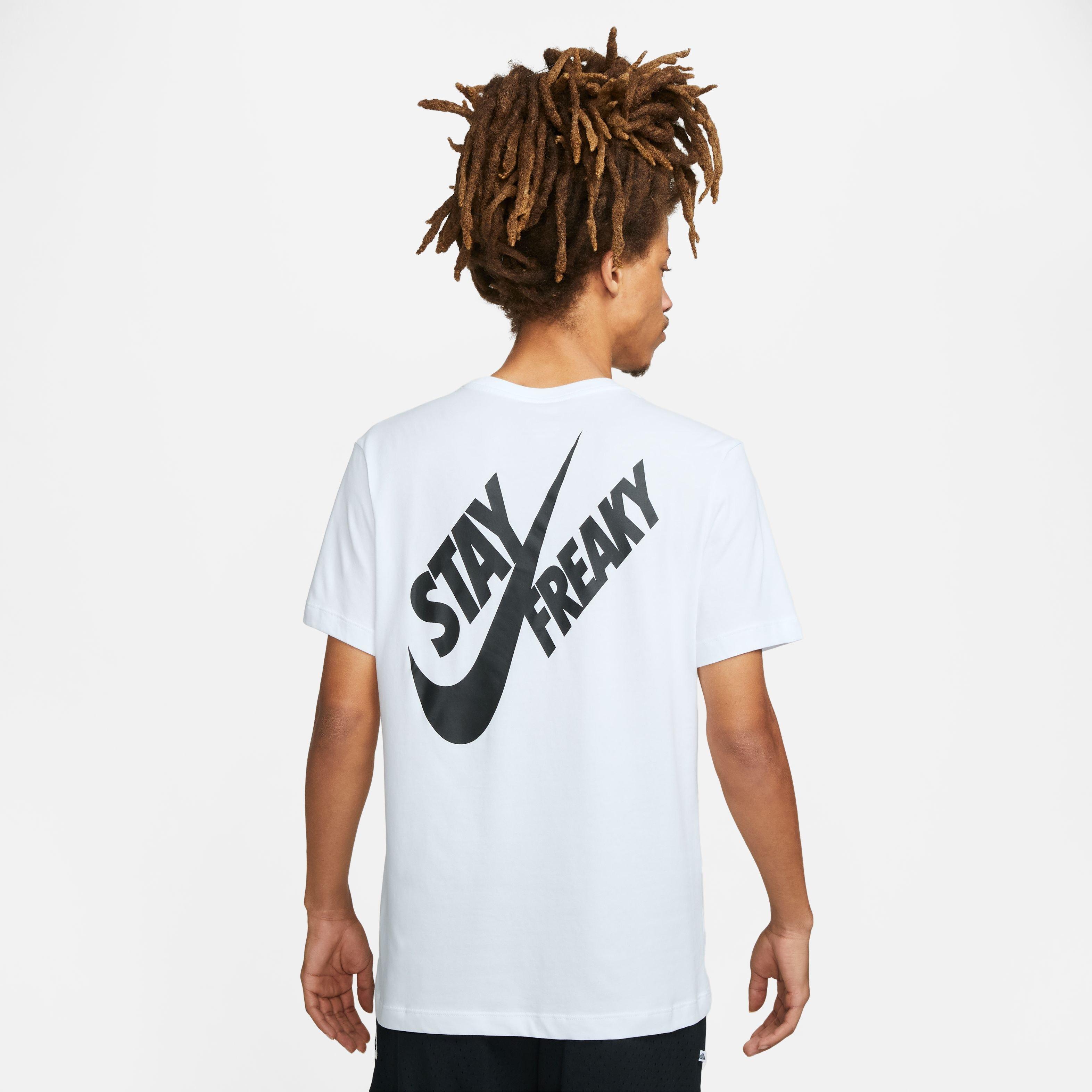 Nike Men's Dri-FIT Giannis Basketball Tee-White - WHITE Thumbnail View 2
