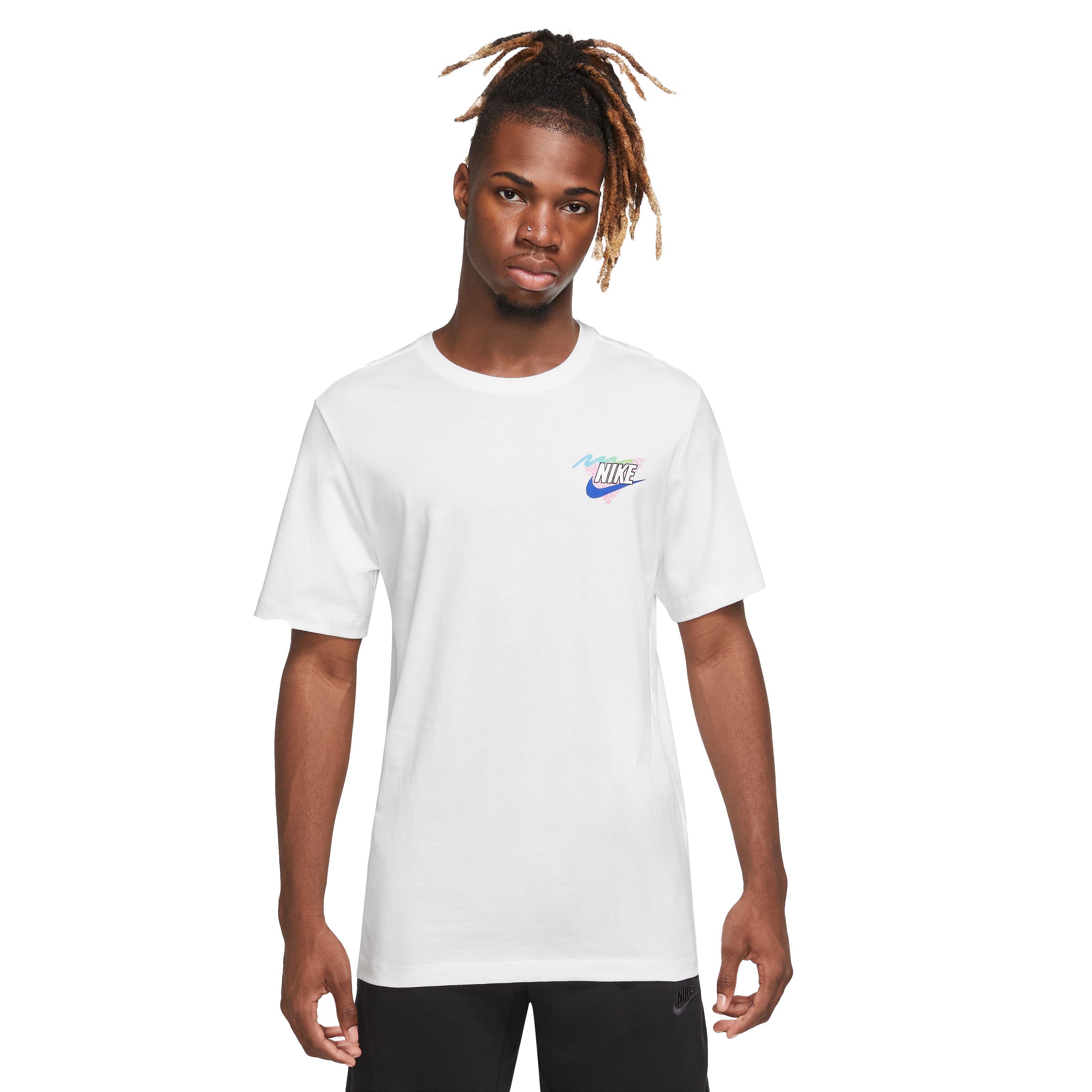 Nike Men's Sportswear Beach Pug Tee-White - WHITE Thumbnail View 1