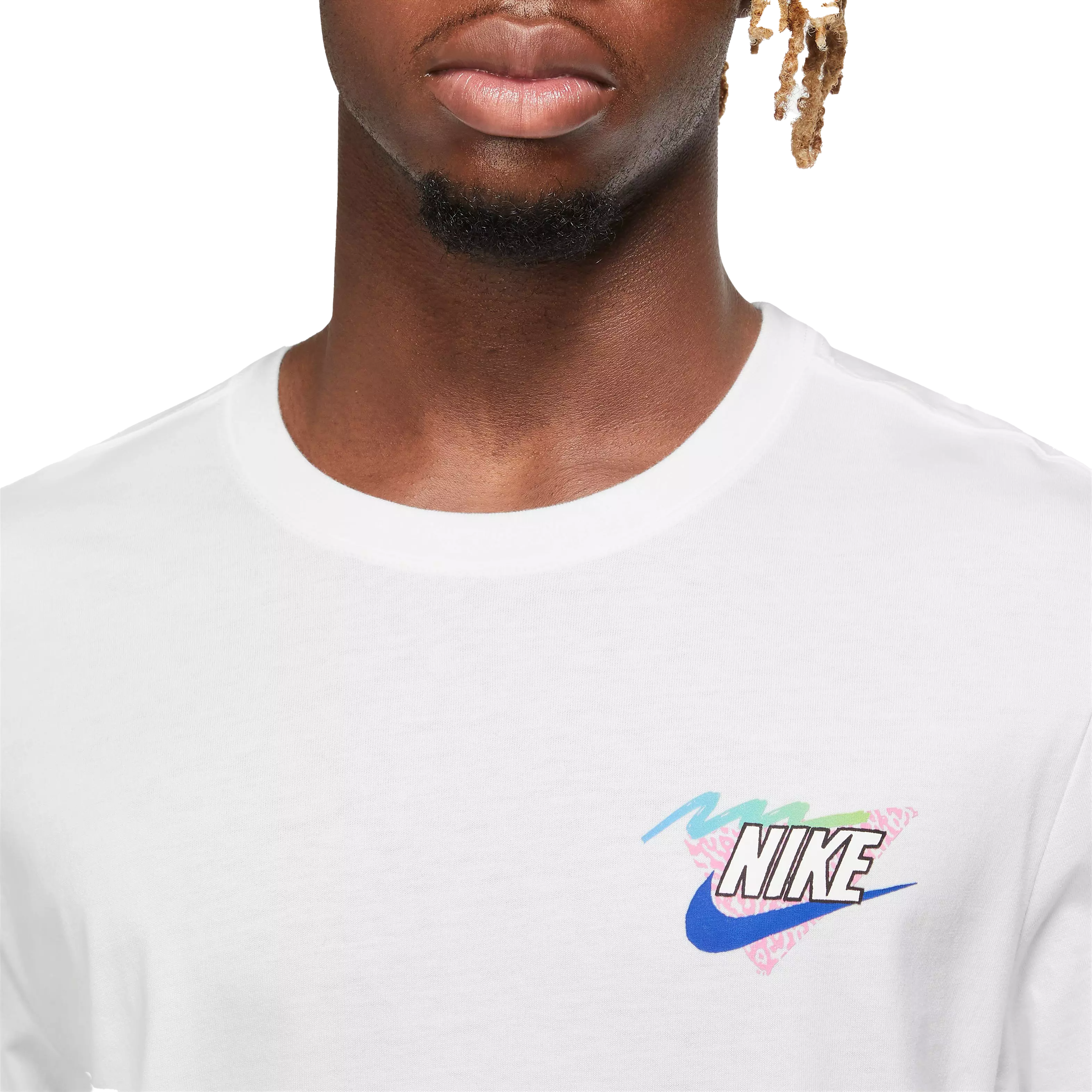 Nike Men's Sportswear Beach Pug Tee-White - WHITE