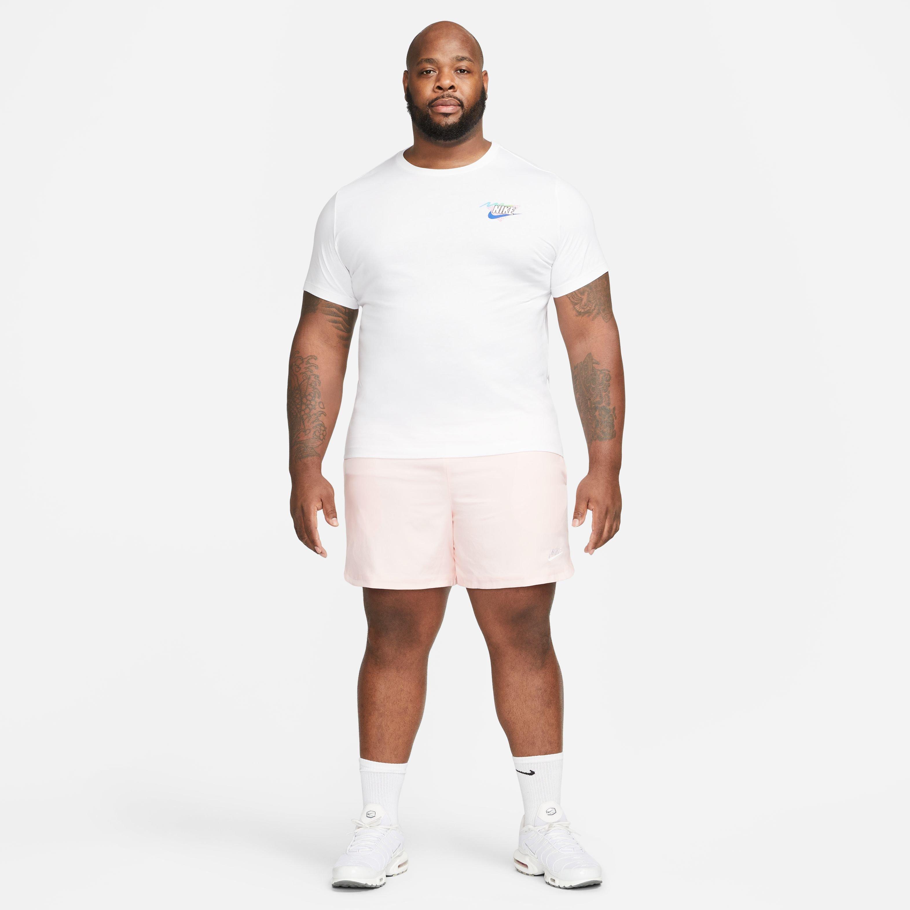 Nike Men's Sportswear Beach Pug Tee-White - WHITE Thumbnail View 12