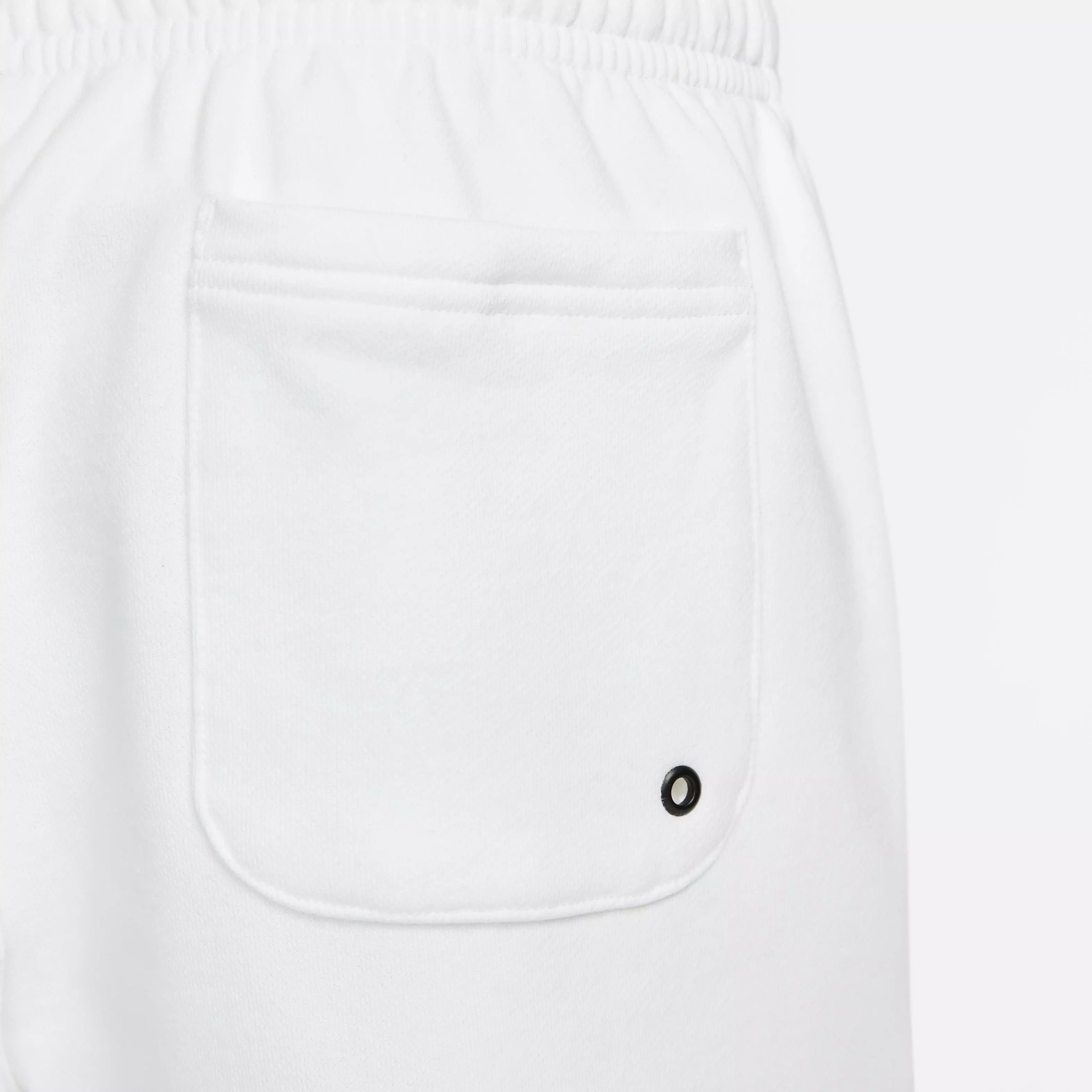 Nike Men's Club Fleece French Terry Flow Shorts-White - WHITE