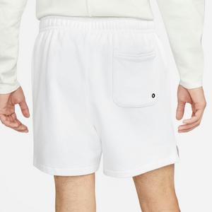 Nike Men's Club Fleece French Terry Flow Shorts-White