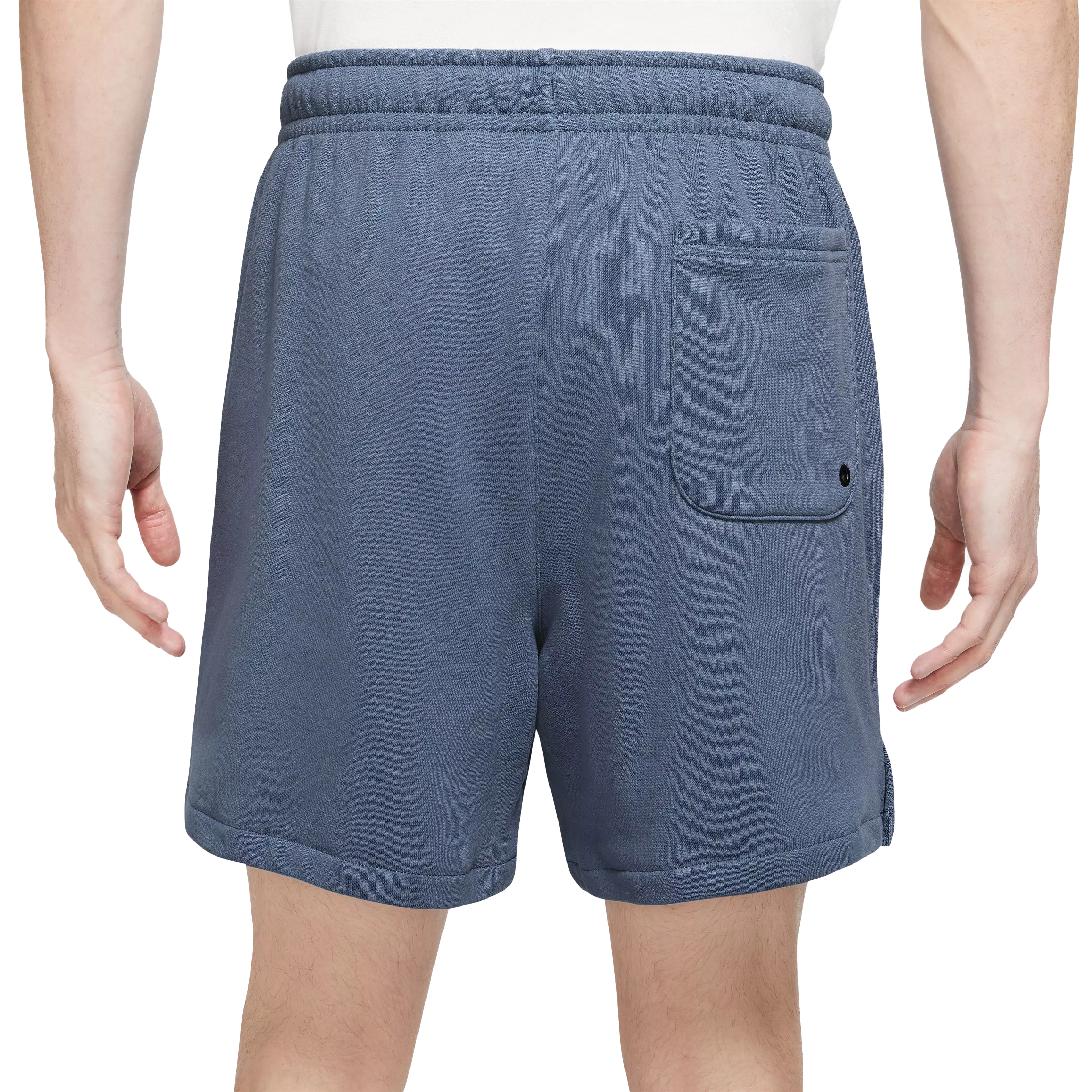 Nike Men's Club Fleece French Terry Flow Shorts-Blue