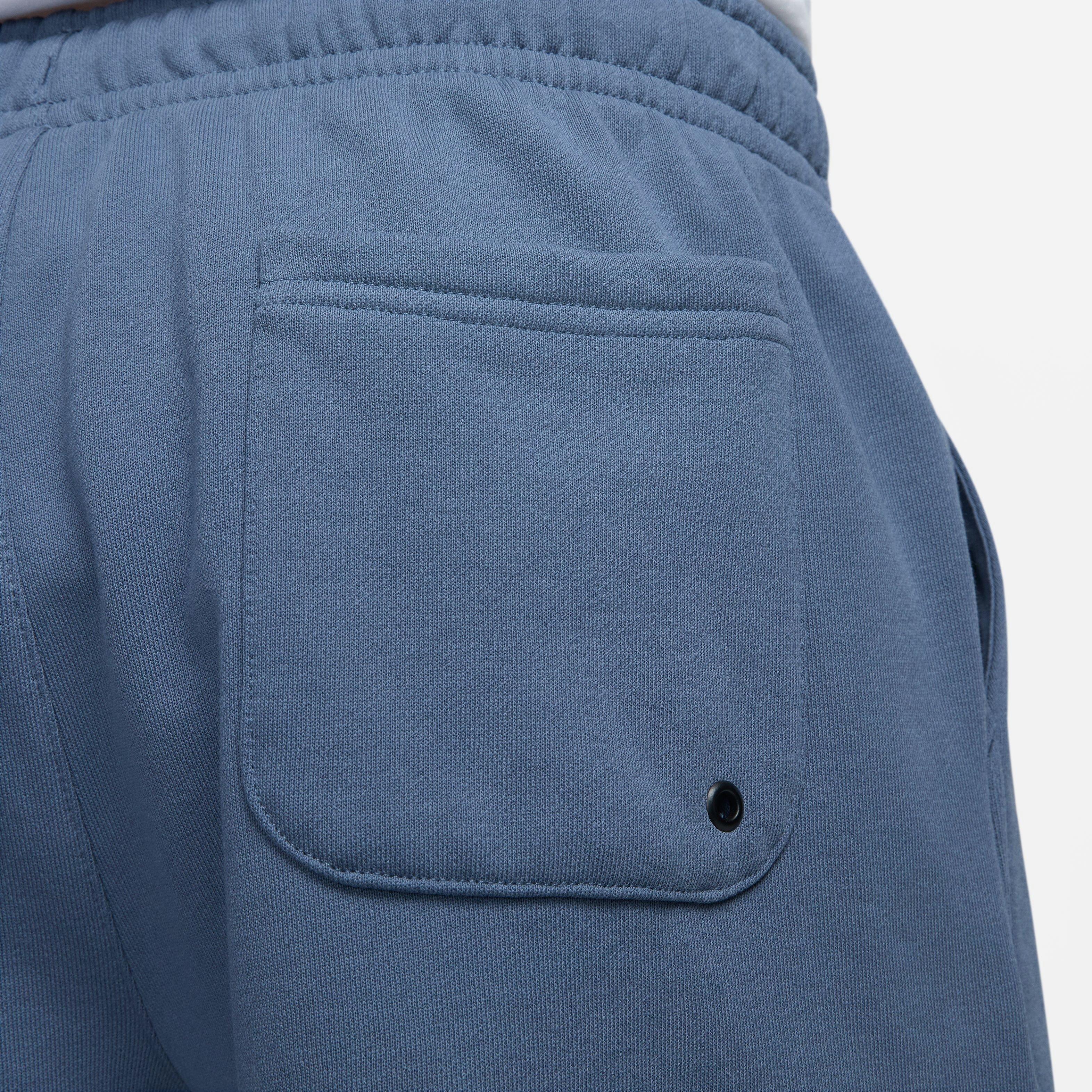 Nike Men's Club Fleece French Terry Flow Shorts-Blue - BLUE Thumbnail View 10